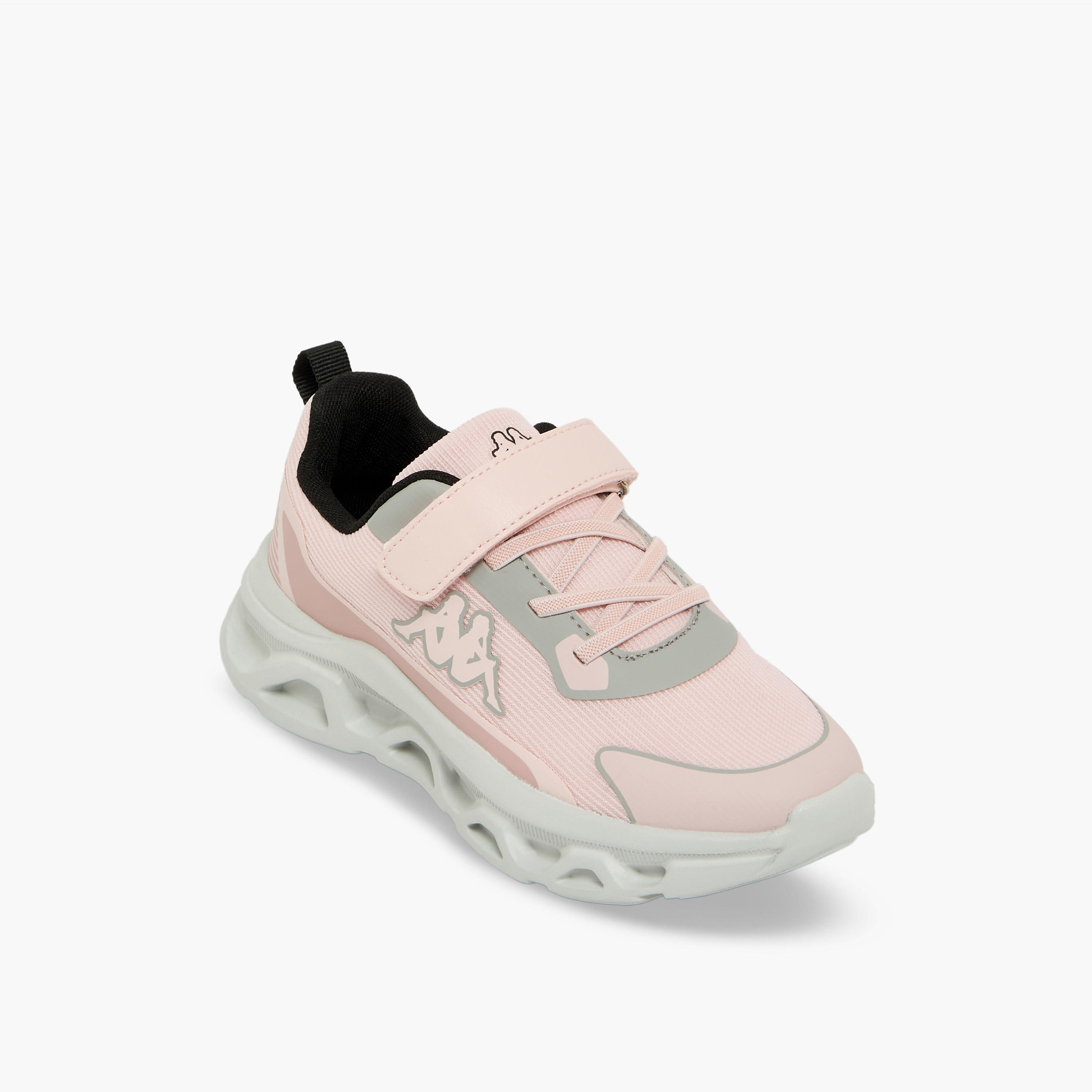 Kappa Girls Panelled Hook & Loop Sports Shoes-girls-shoes-sneakers-image-2