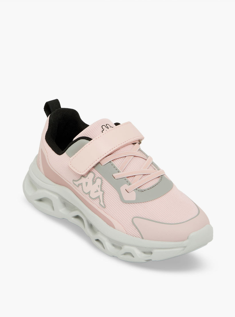 Kappa Girls Panelled Hook & Loop Sports Shoes-girls-shoes-sneakers-image-2