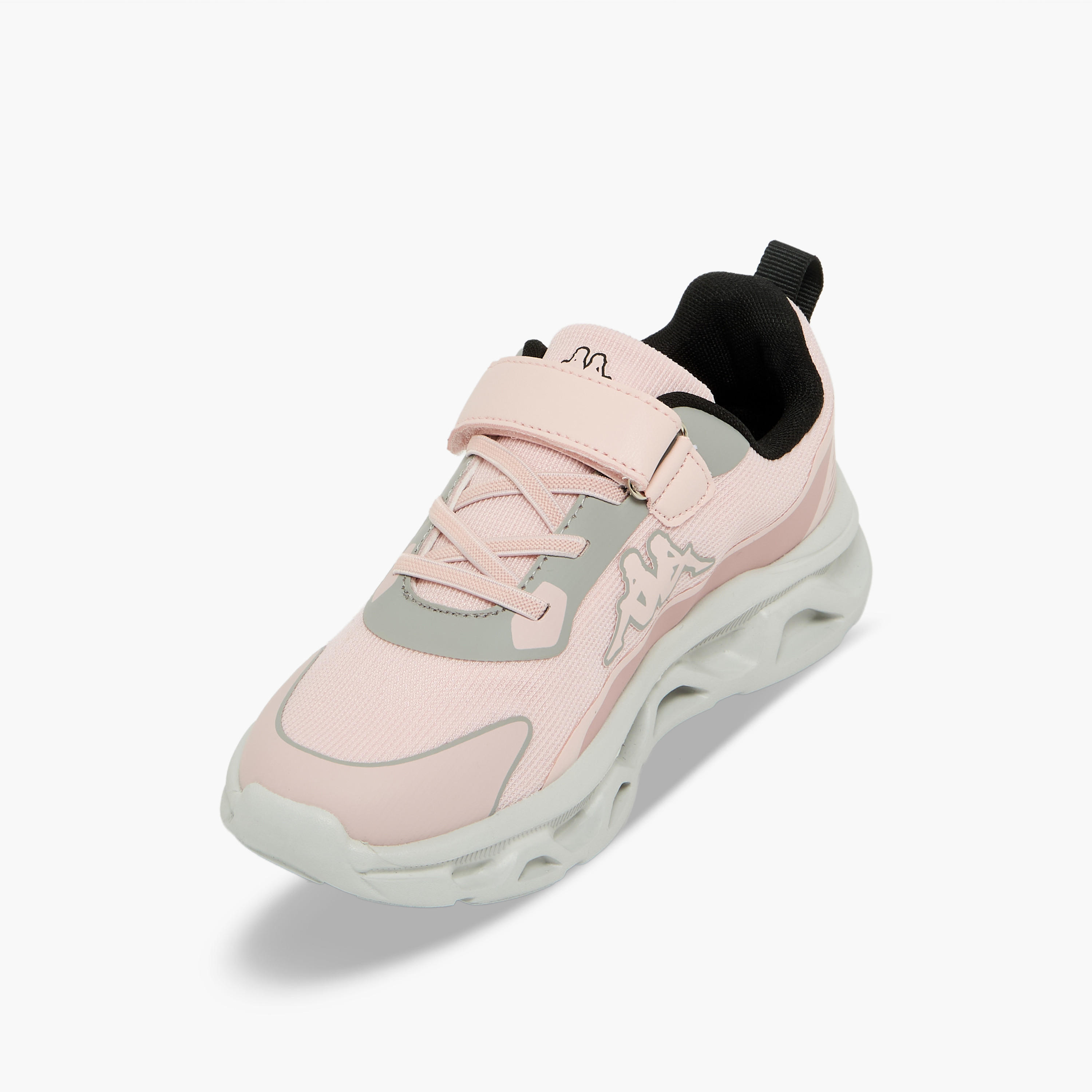 Kappa Girls Panelled Hook & Loop Sports Shoes-girls-shoes-sneakers-image-4