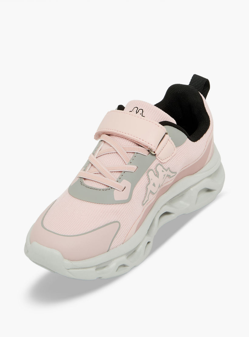 Kappa Girls Panelled Hook & Loop Sports Shoes-girls-shoes-sneakers-image-4