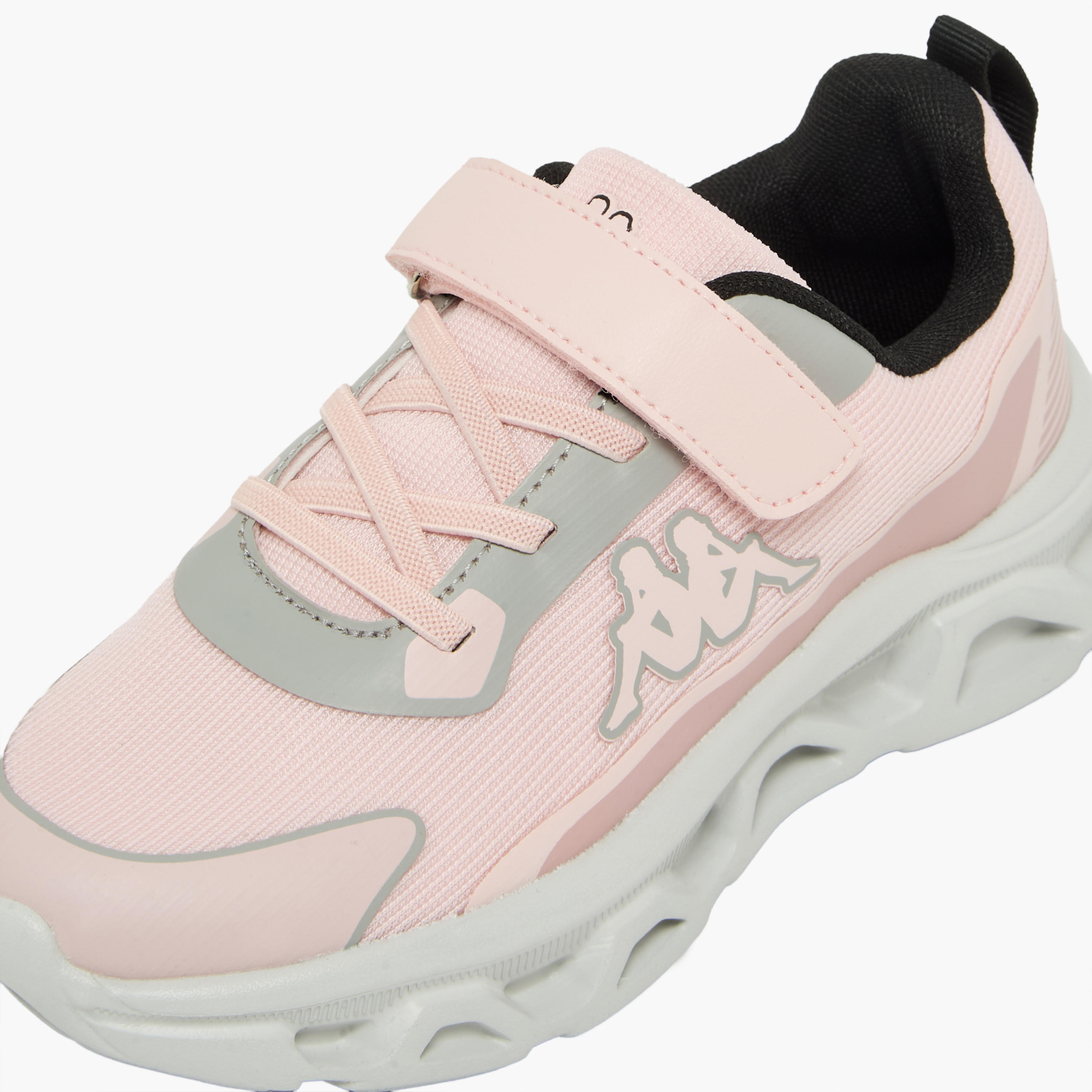 Kappa Girls Panelled Hook & Loop Sports Shoes-girls-shoes-sneakers-image-7