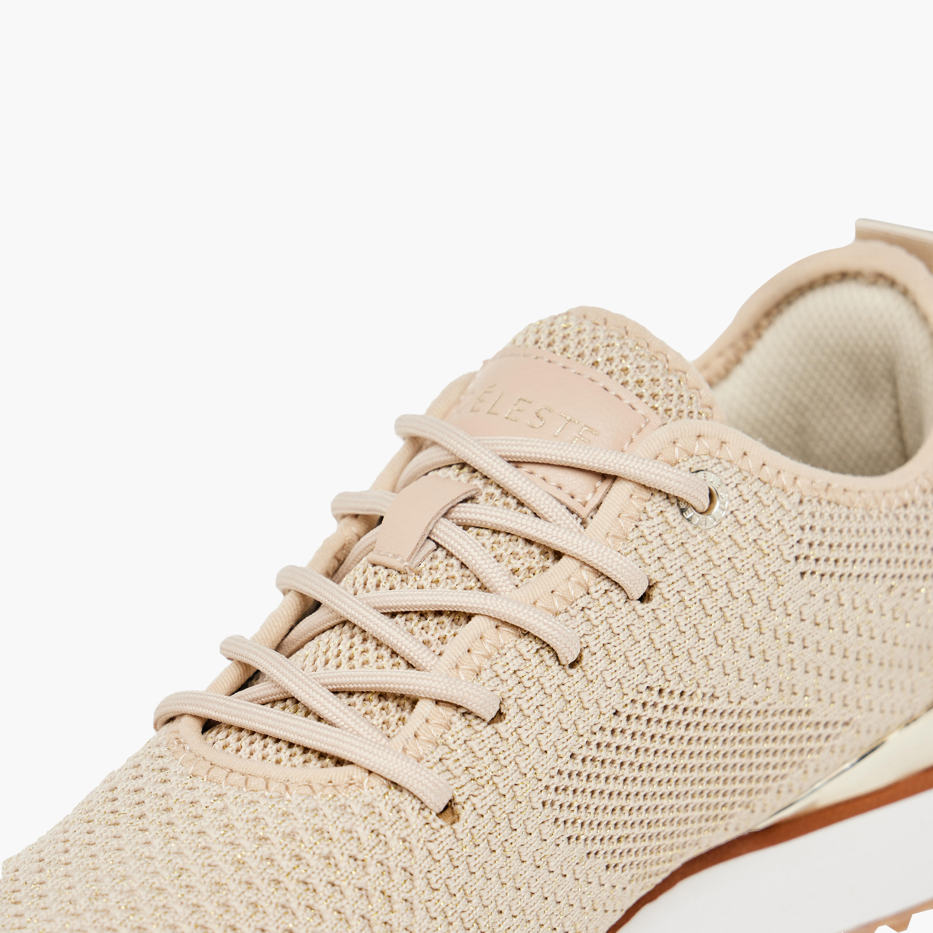 Celeste Women's Mesh Textured Sneakers with Lace-Up Closure-women-shoes-sneakers-image-4