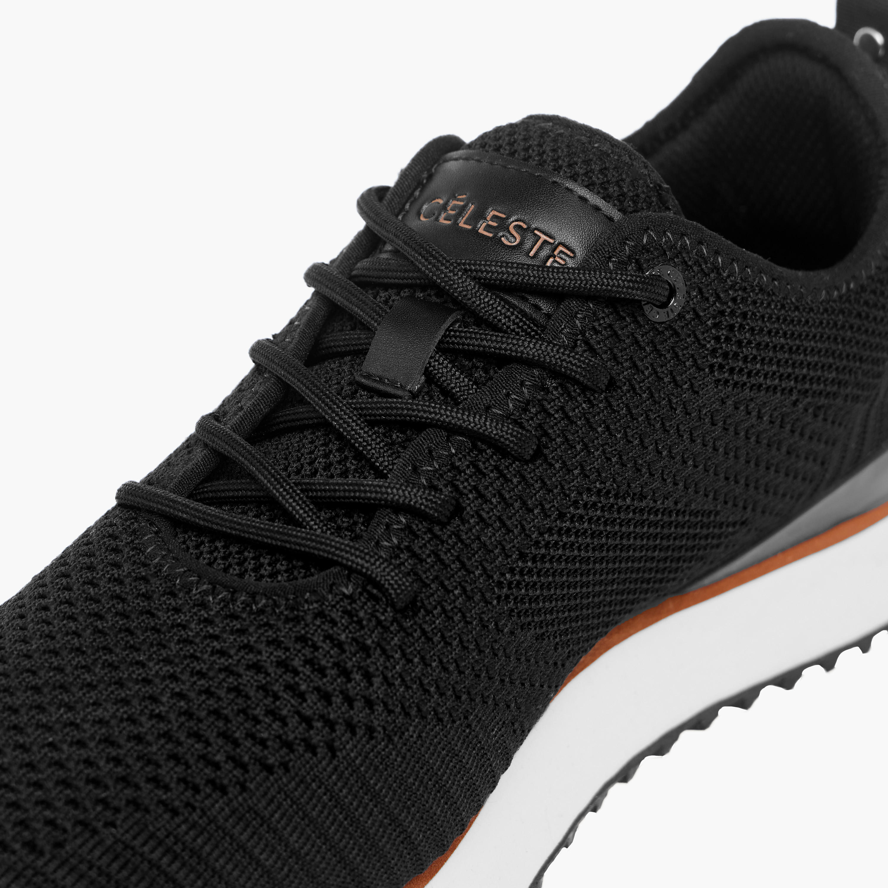 Celeste Women's Mesh Textured Sneakers with Lace-Up Closure-women-shoes-sneakers-image-4