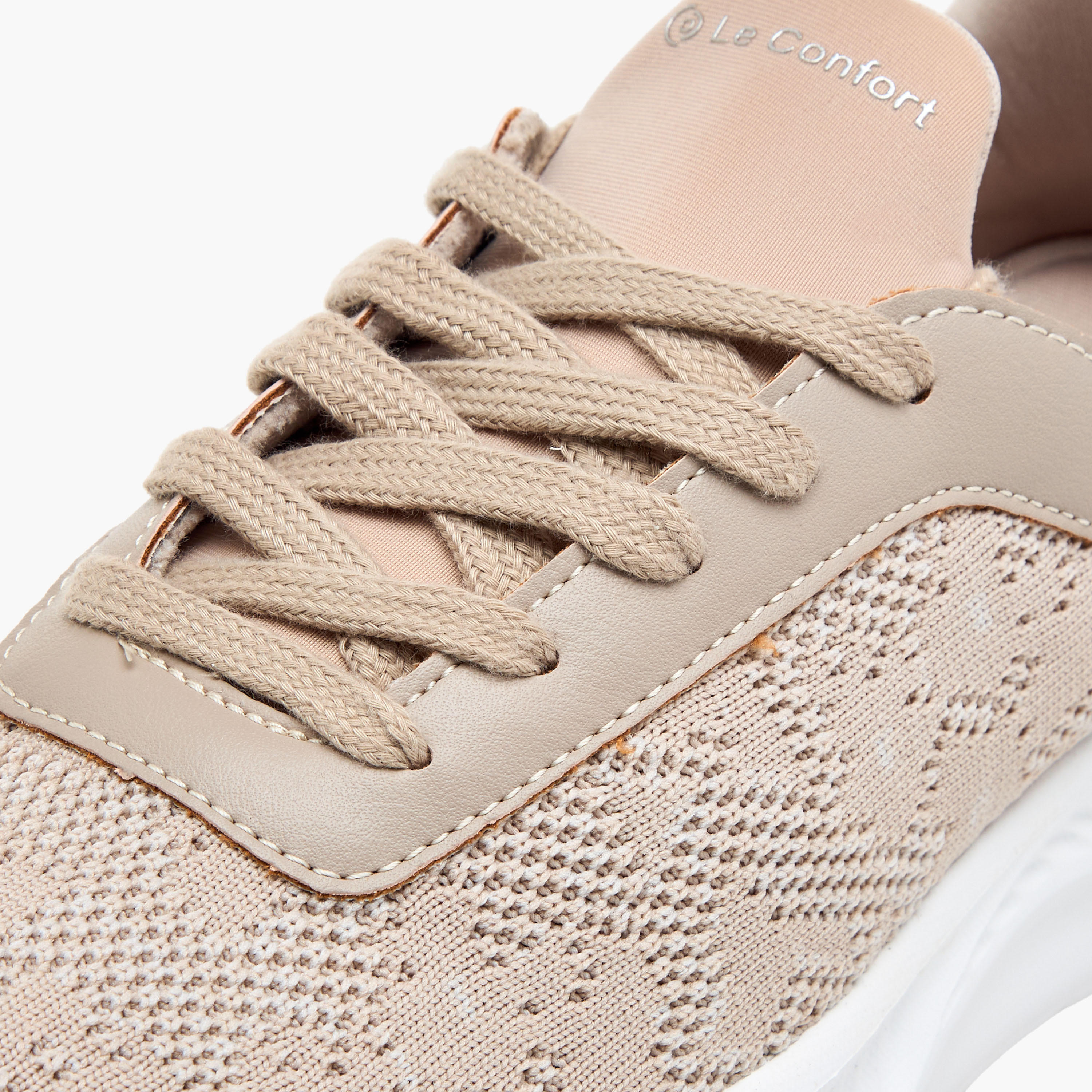 Le Confort Mesh Comfort Sports Shoes with Lace-Up Closure-women-shoes-sports-image-5