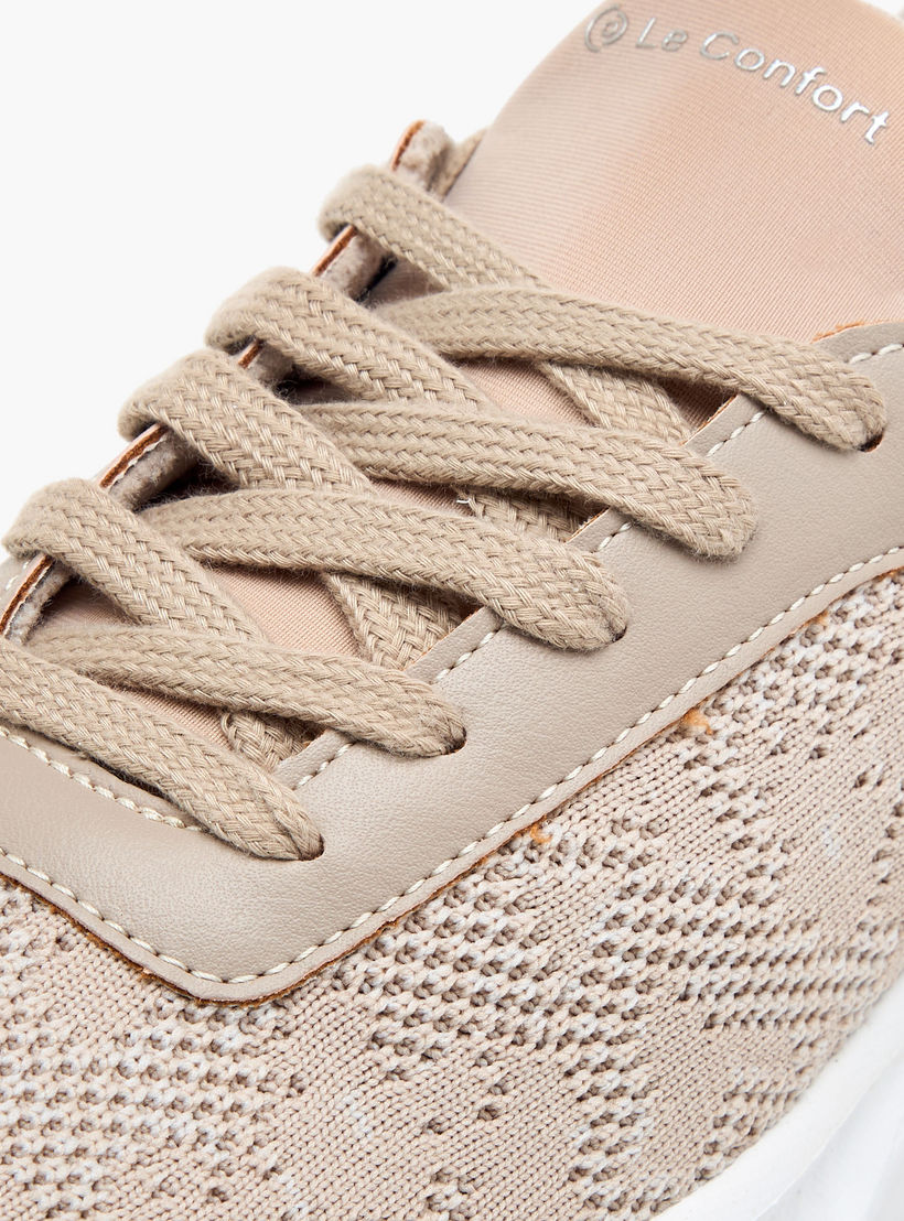 Le Confort Mesh Comfort Sports Shoes with Lace-Up Closure-women-shoes-sports-image-5