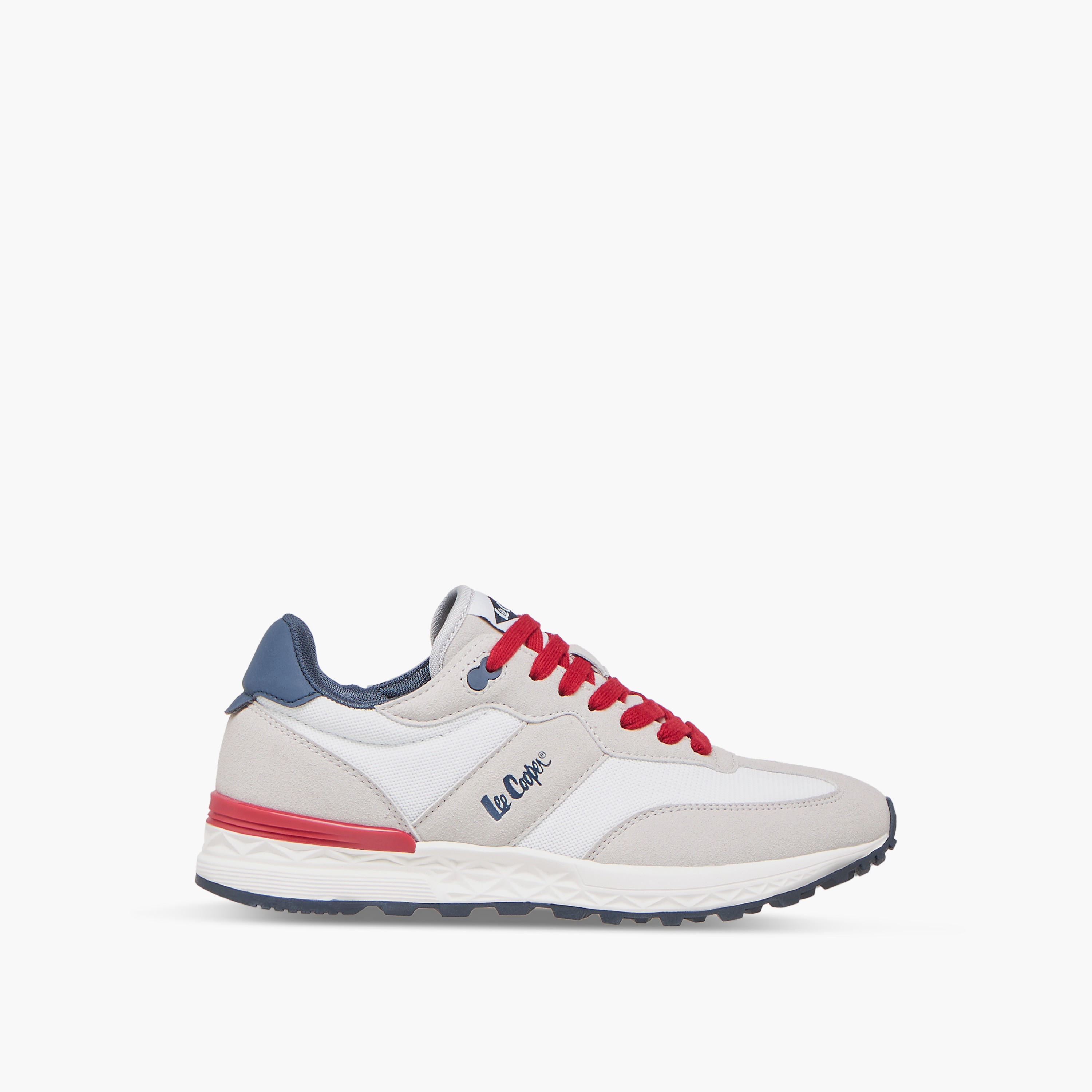 Lee Cooper Women's Logo Detail Sneakers with Lace-Up Closure-women-shoes-sneakers-image-3