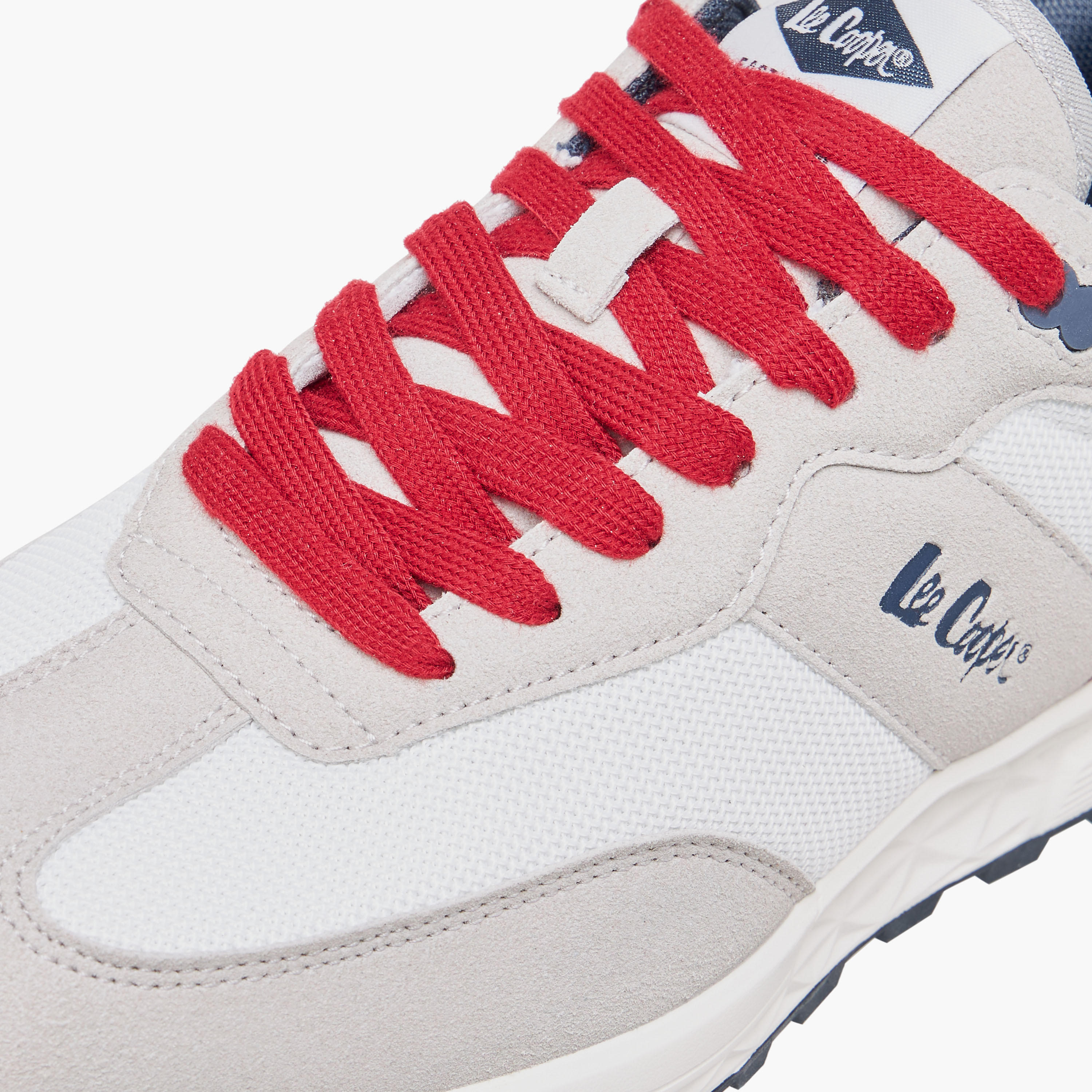 Lee Cooper Women's Logo Detail Sneakers with Lace-Up Closure-women-shoes-sneakers-image-4