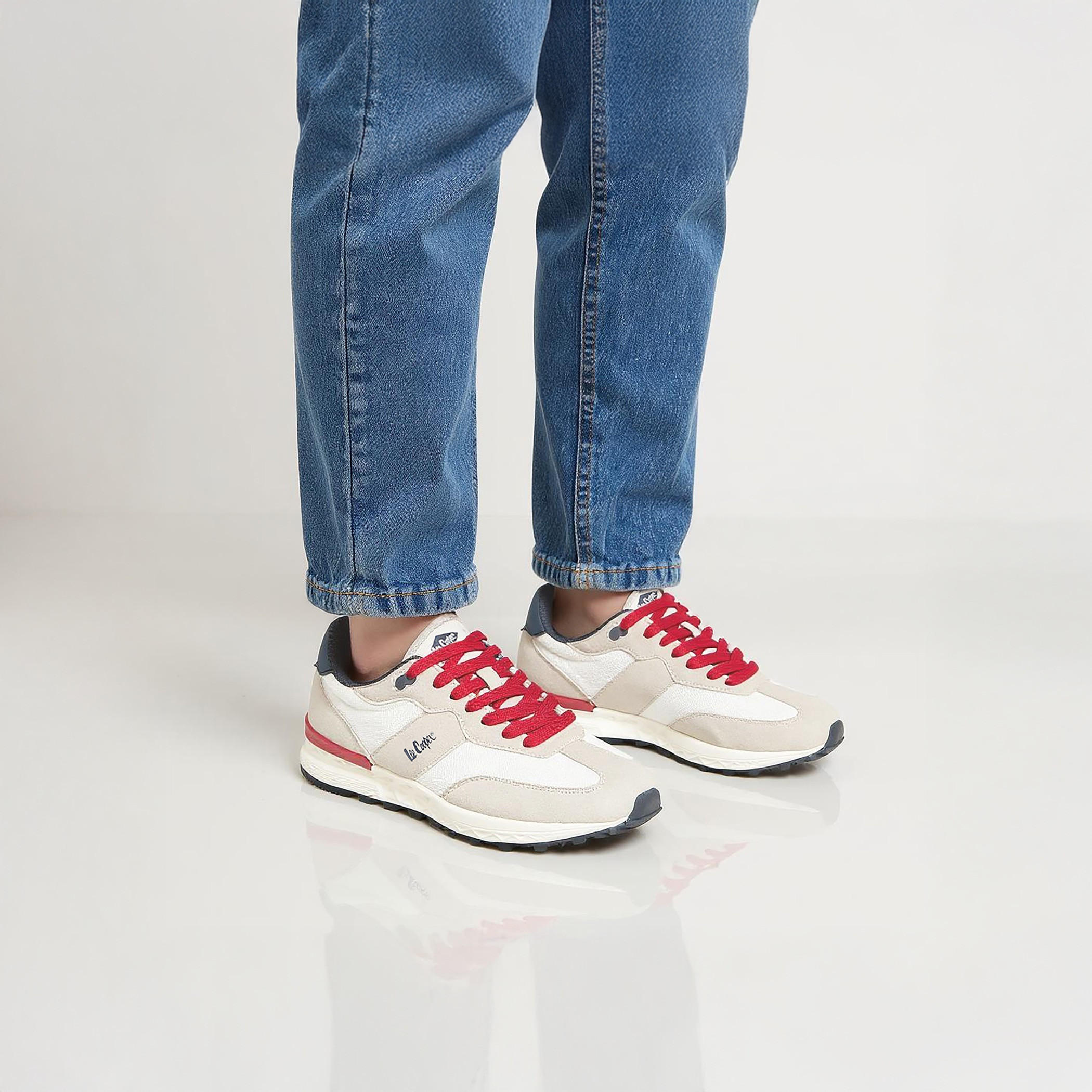 Lee Cooper Women's Logo Detail Sneakers with Lace-Up Closure-women-shoes-sneakers-image-2