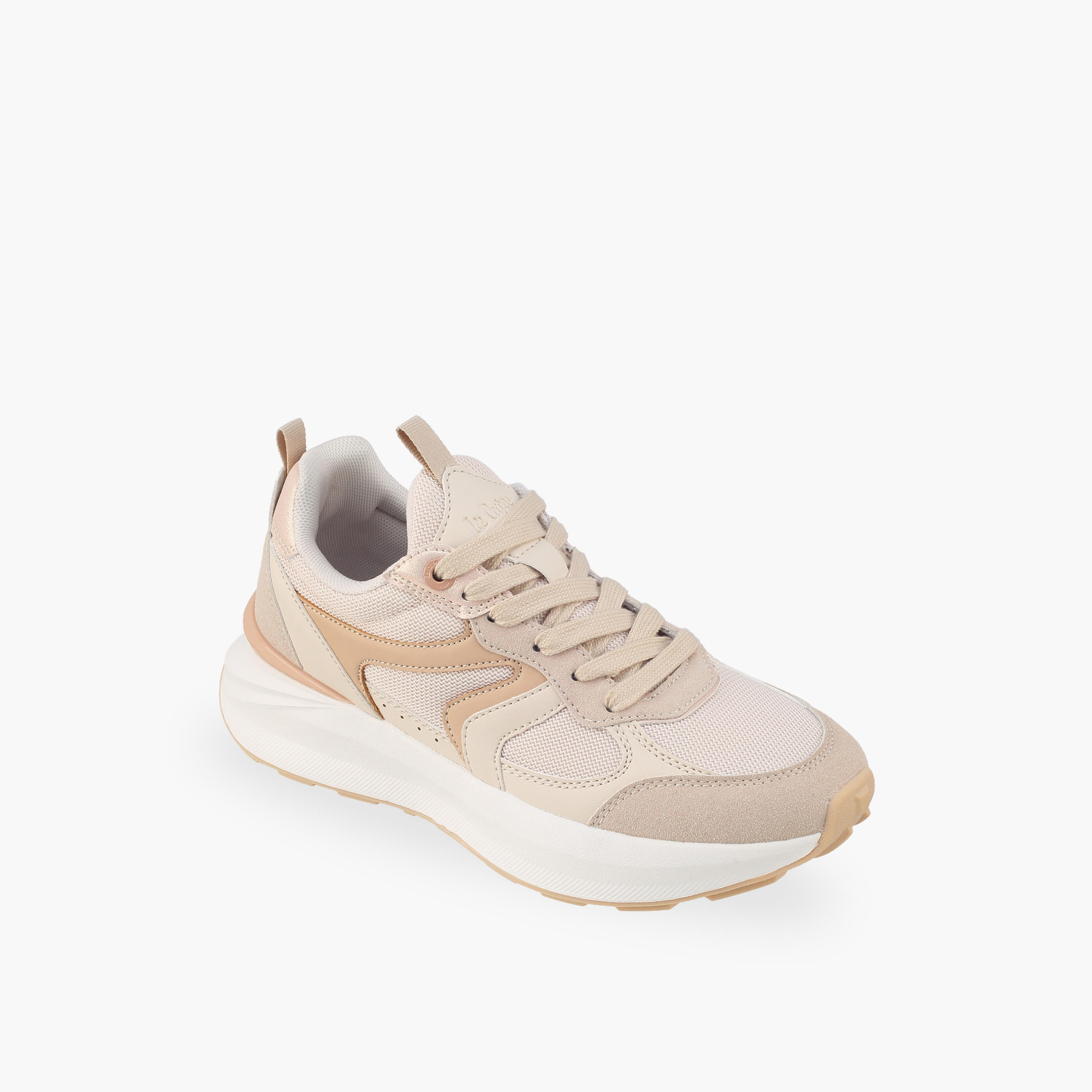 Lee Cooper Women Colourblock Lace-Up Sneakers-women-shoes-sneakers-image-2