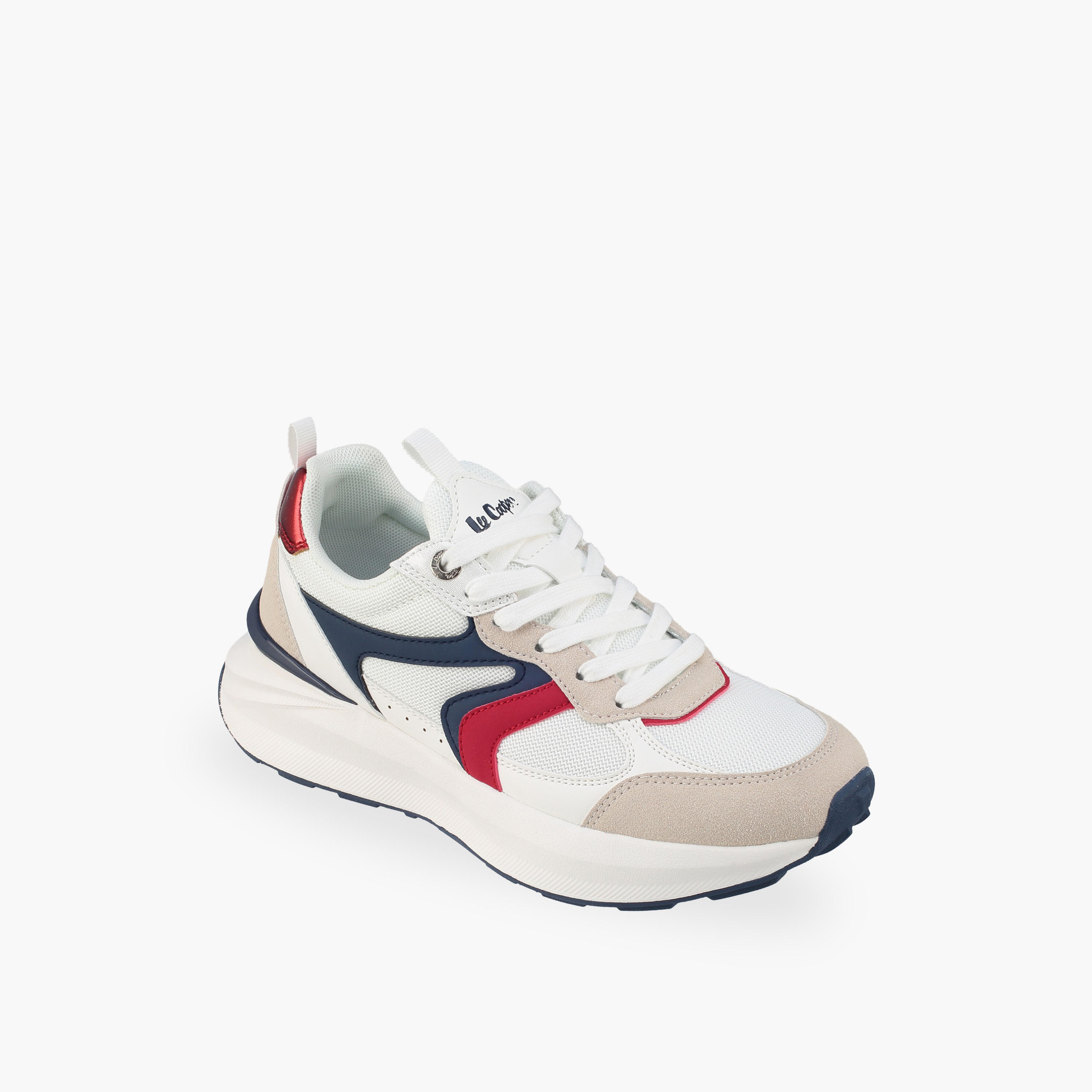 Lee Cooper Women Colourblock Lace-Up Sneakers-women-shoes-sneakers-image-2