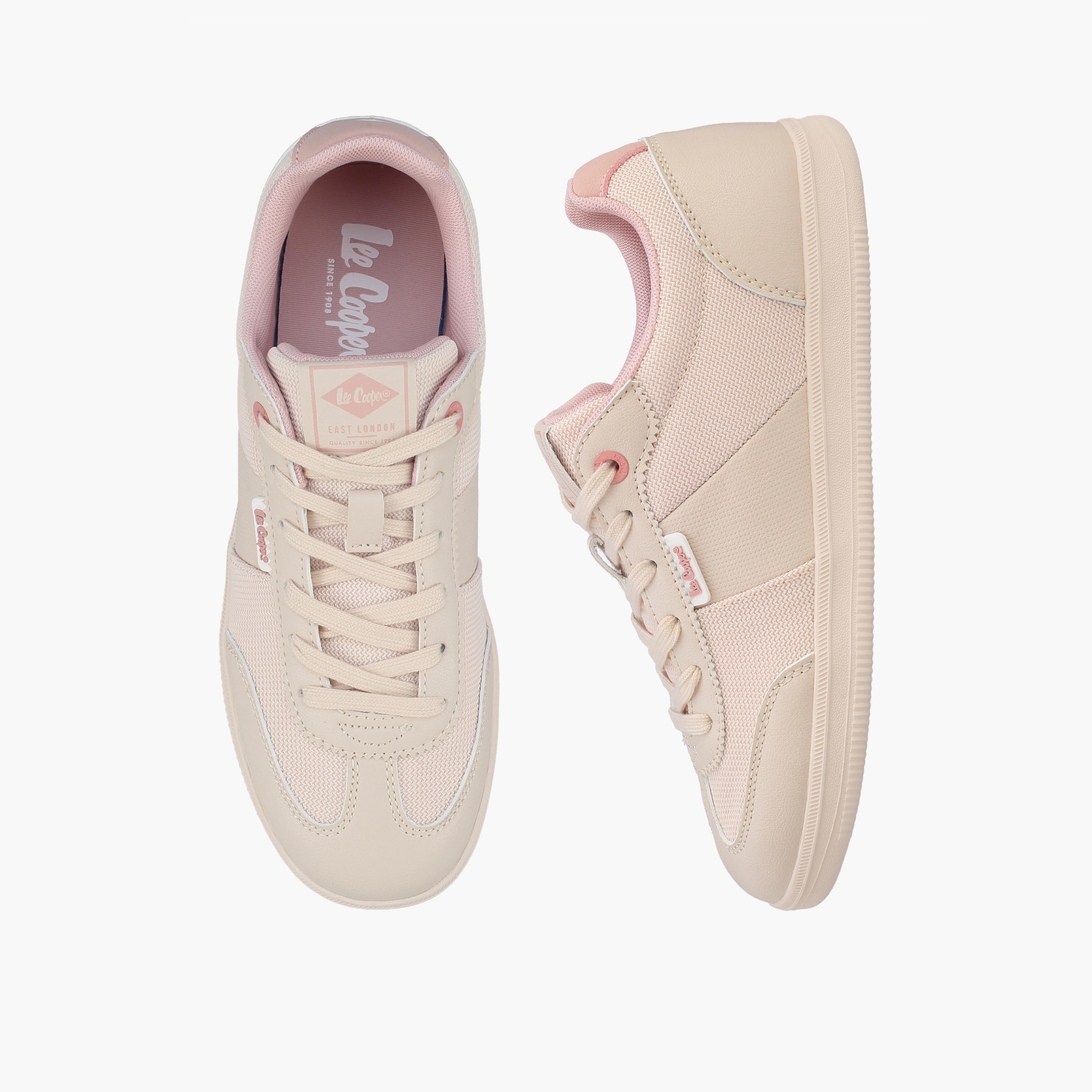 Lee Cooper Women Panelled Lace-Up Sneakers-women-shoes-sneakers-image-1