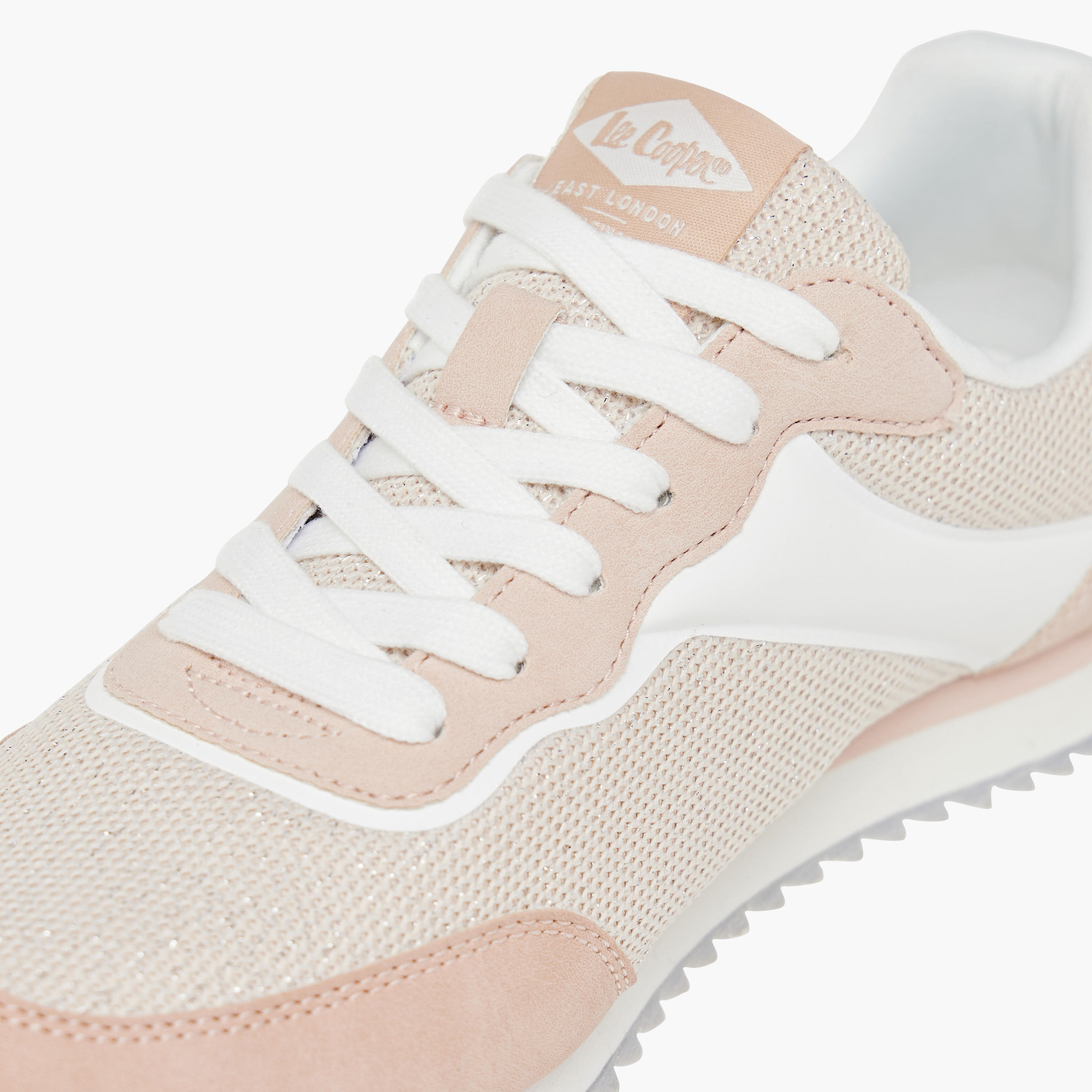 Lee Cooper Women's Panelled Sneakers with Lace-Up Closure-women-shoes-sneakers-image-4