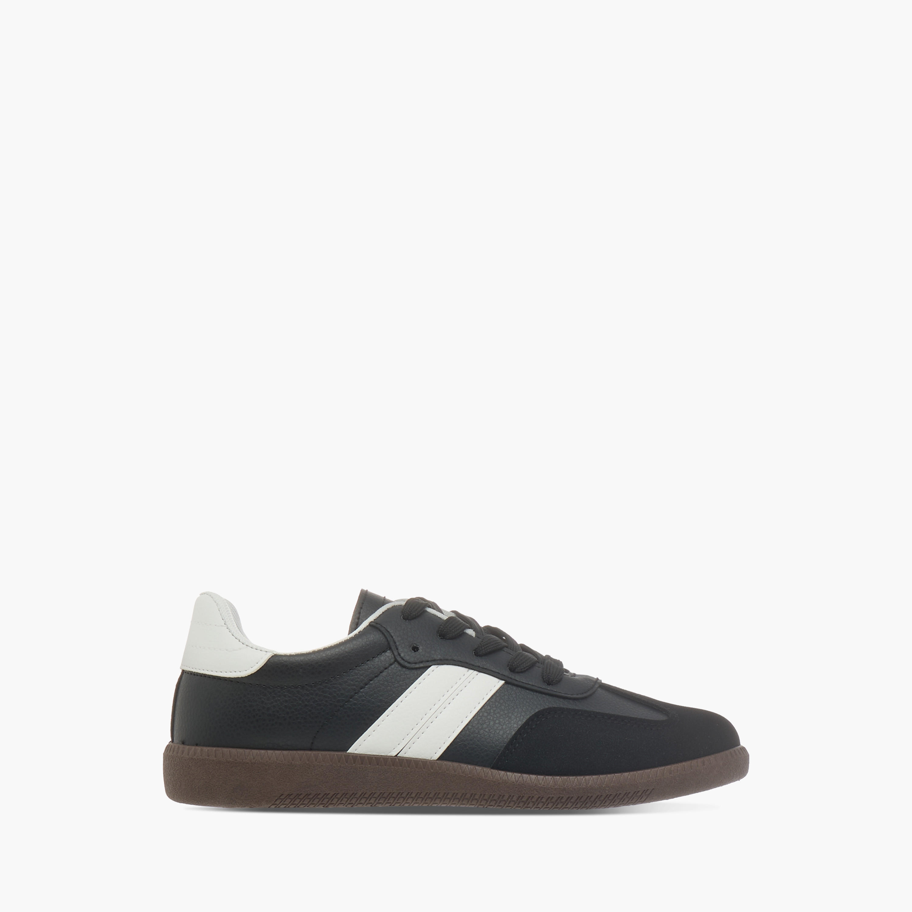 Dash Panelled Low Ankle Sneakers with Lace-Up Closure-women-shoes-sneakers-image-3