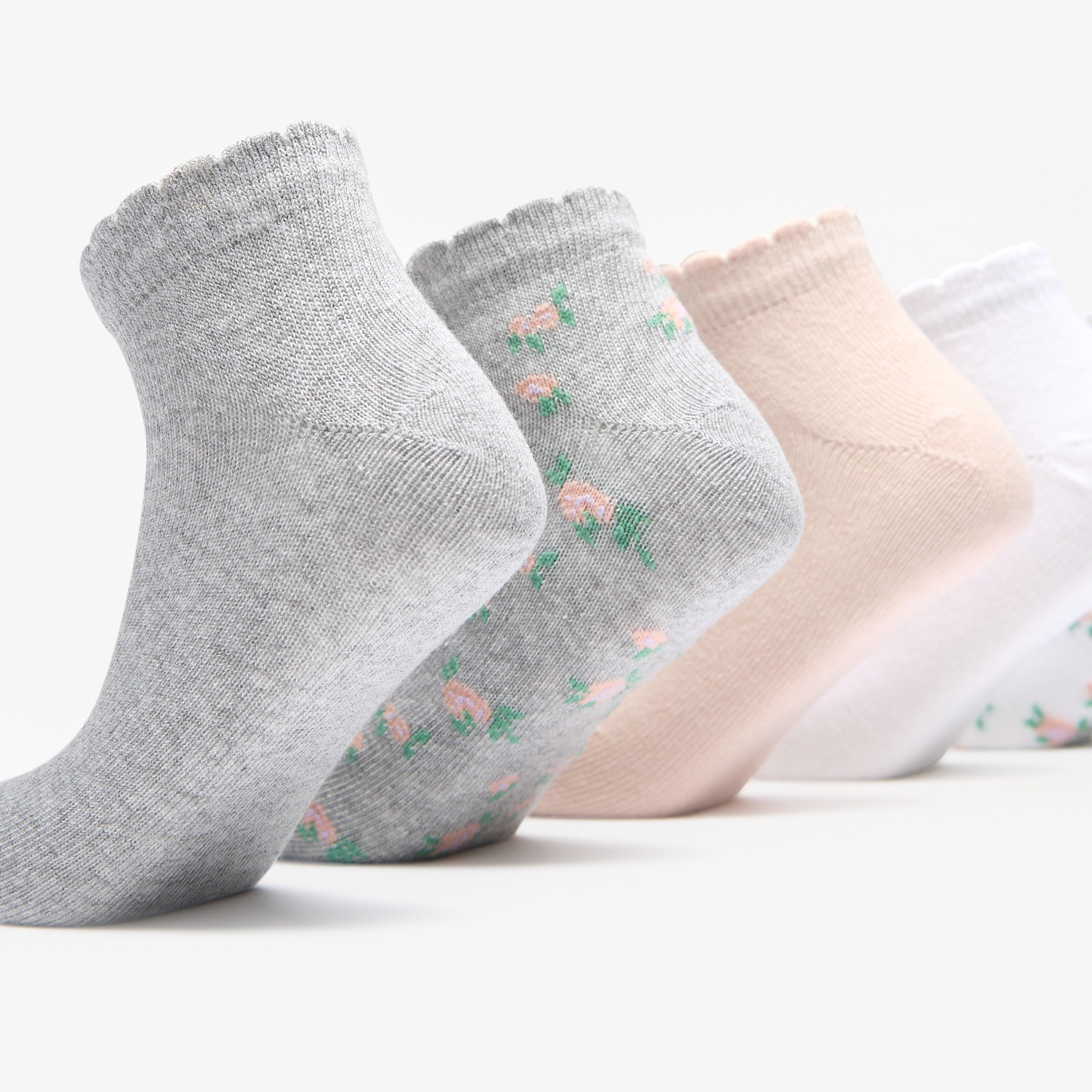 Flora Bella Assorted Ankle Length Socks - Set of 5-girls-accessories-socks-image-2