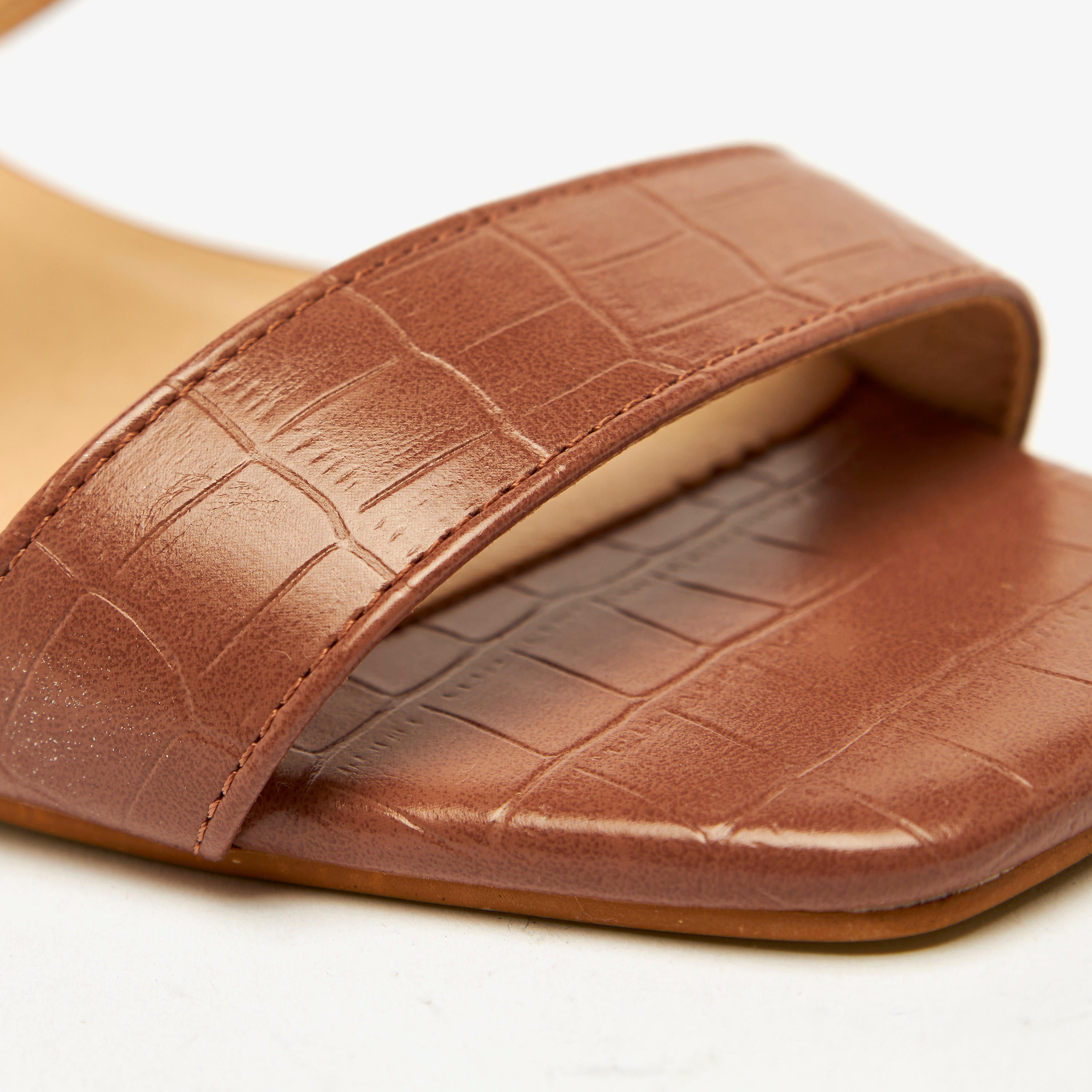 Textured Slip-On Sandals with Kitten Heels-women-shoes-heels-image-5
