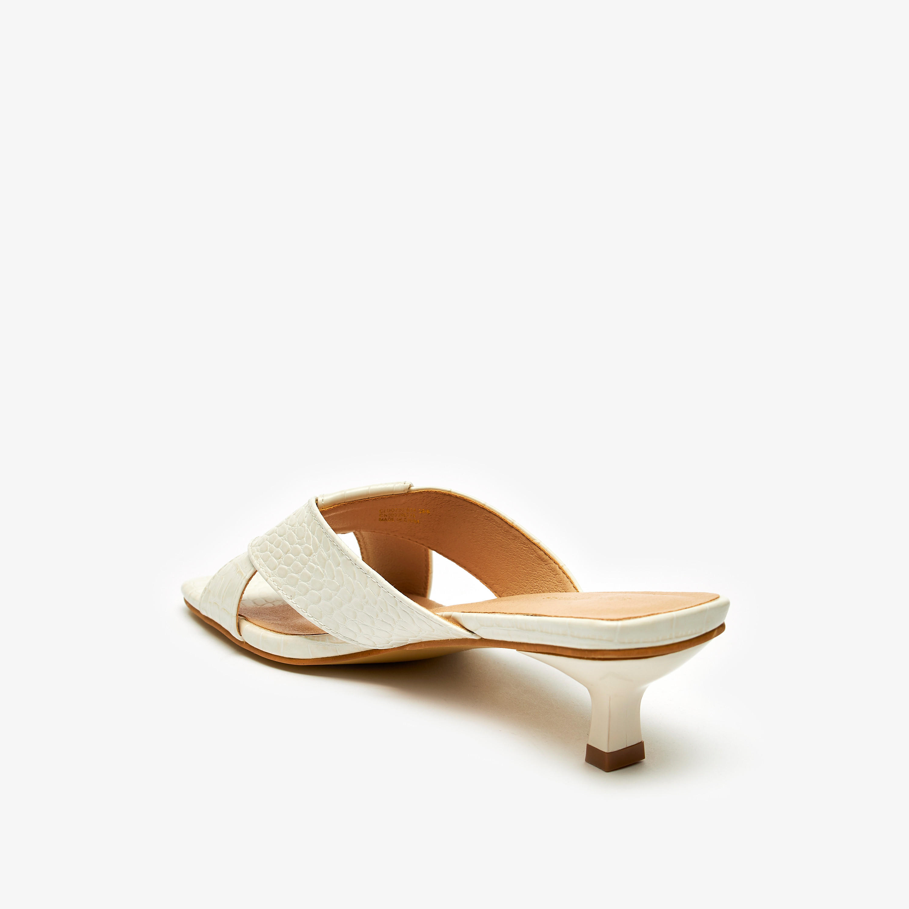 Textured Slip-On Sandals with Kitten Heels-women-shoes-heels-image-2