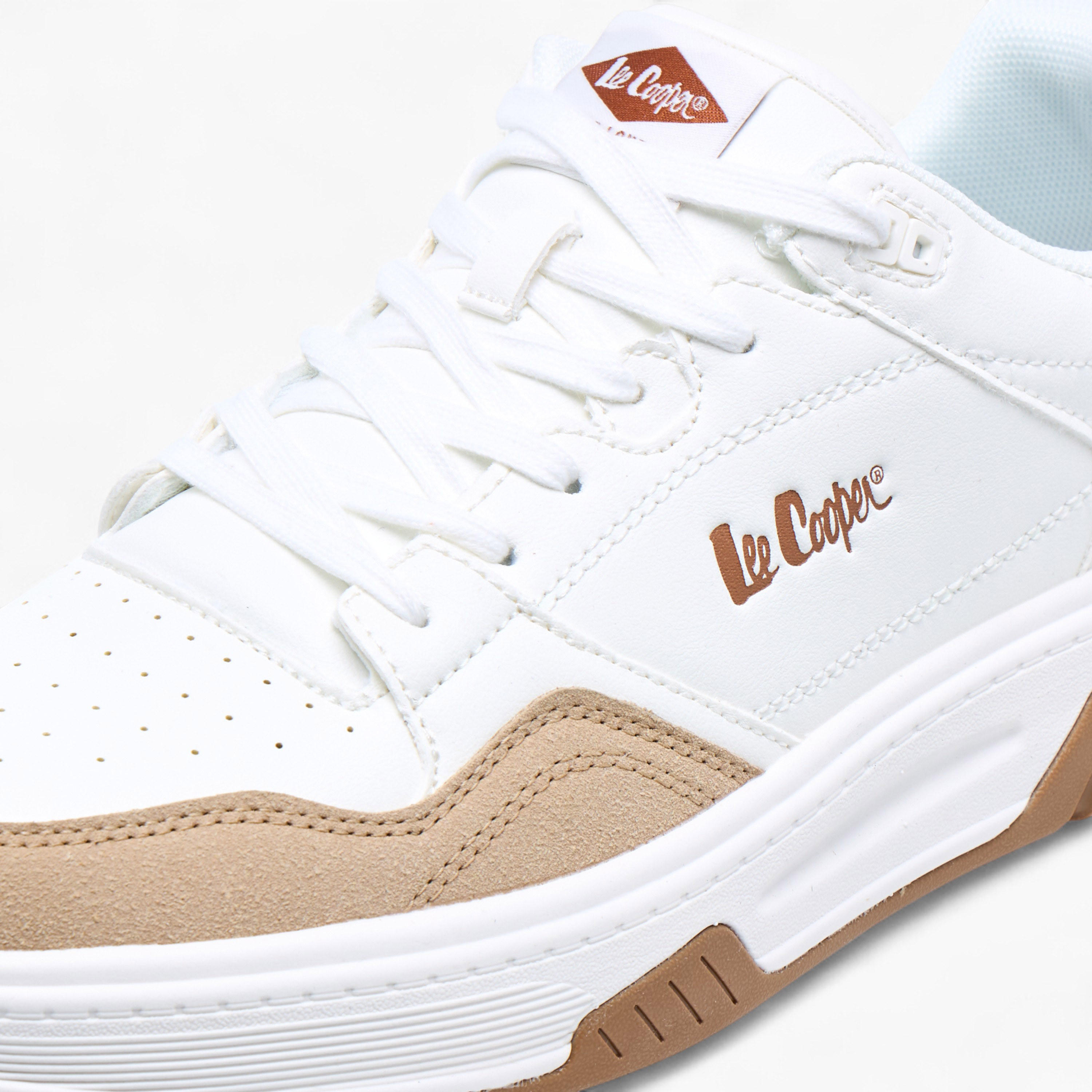 Lee Cooper Men's Perforated Lace-Up Sneakers-men-shoes-sneakers-image-4