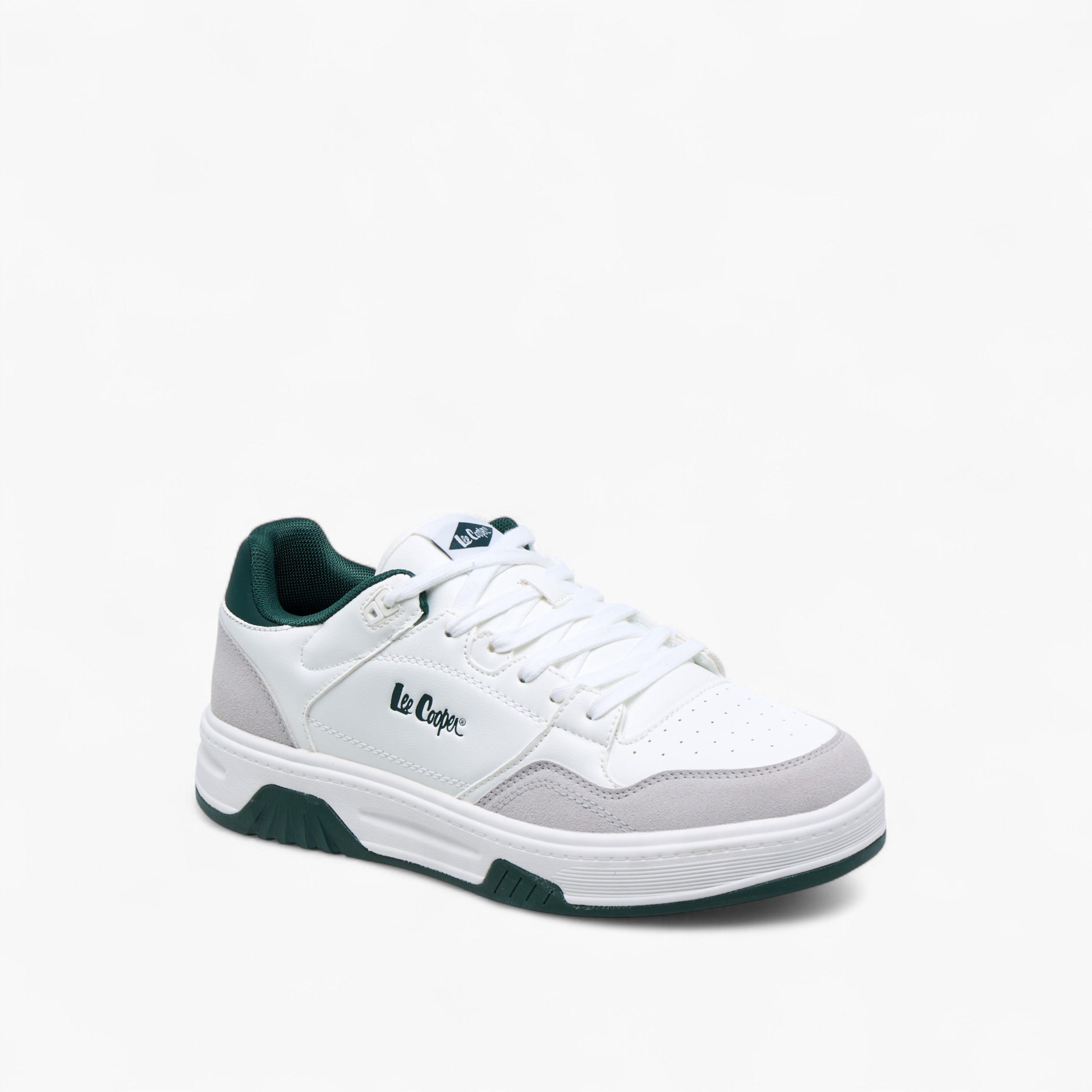 Lee Cooper Men's Perforated Lace-Up Sneakers-men-shoes-sneakers-image-2