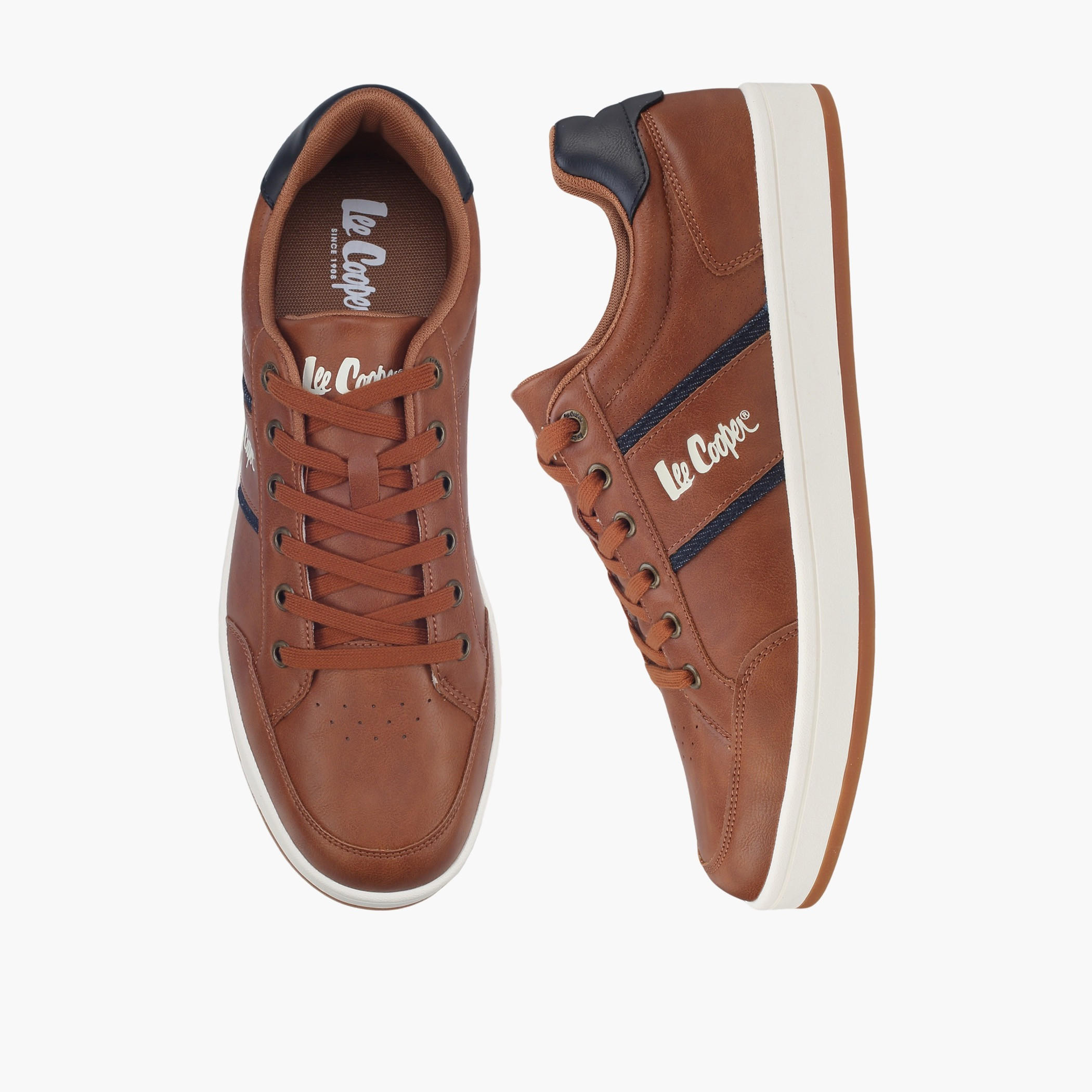 Lee Cooper Men Ortholite Lace-Up Ankle Sneakers-men-shoes-sneakers-image-1
