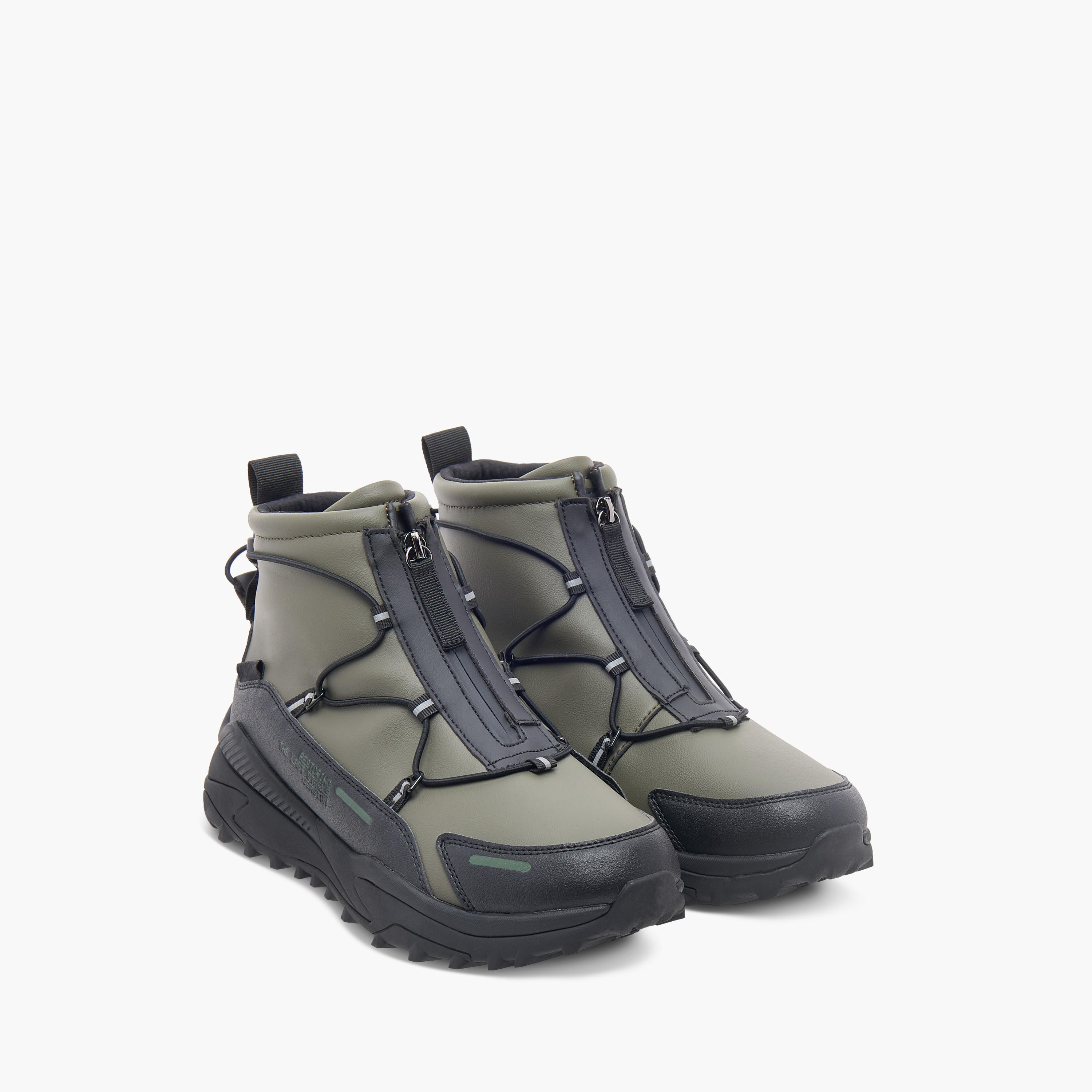 بوت تشوكا سادة بسحاب إغلاق ورباط للرجال من لي كوبر-men-shoes-boots-image-1