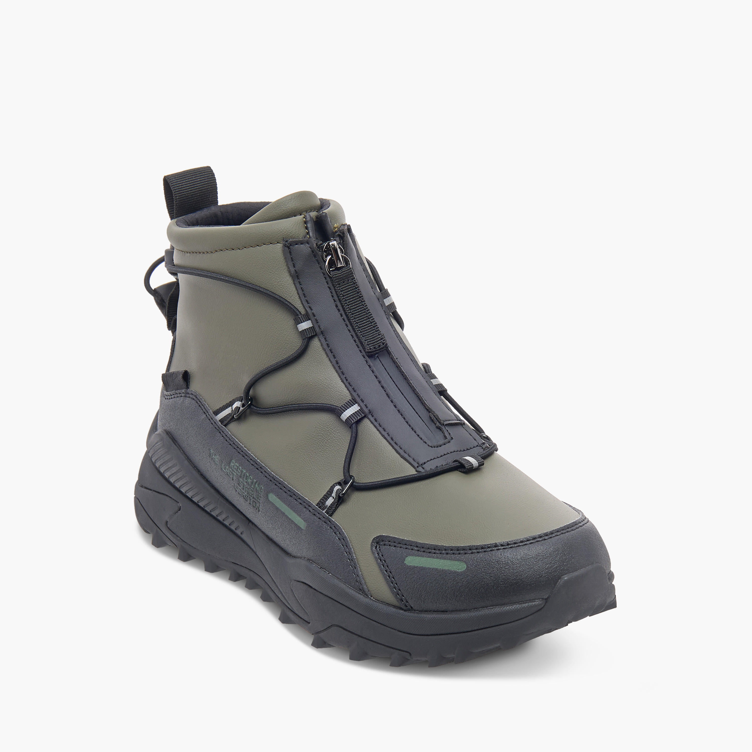 بوت تشوكا سادة بسحاب إغلاق ورباط للرجال من لي كوبر-men-shoes-boots-image-2