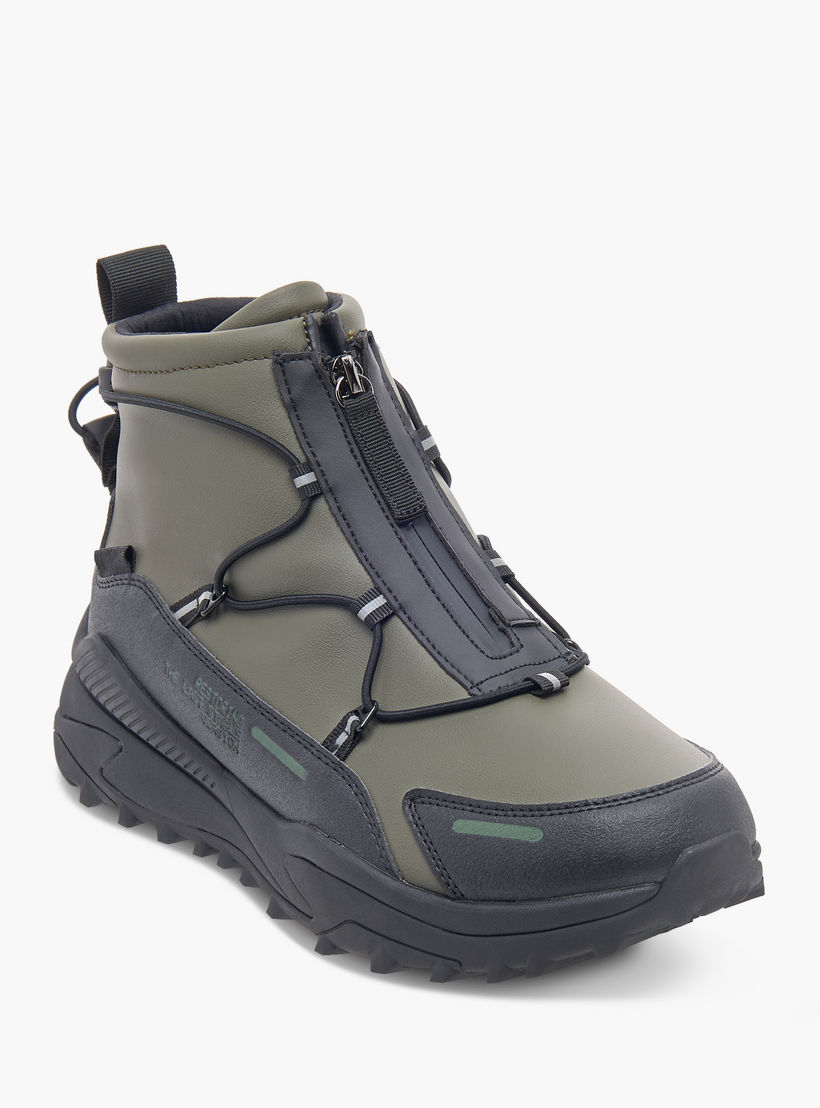 بوت تشوكا سادة بسحاب إغلاق ورباط للرجال من لي كوبر-men-shoes-boots-image-2
