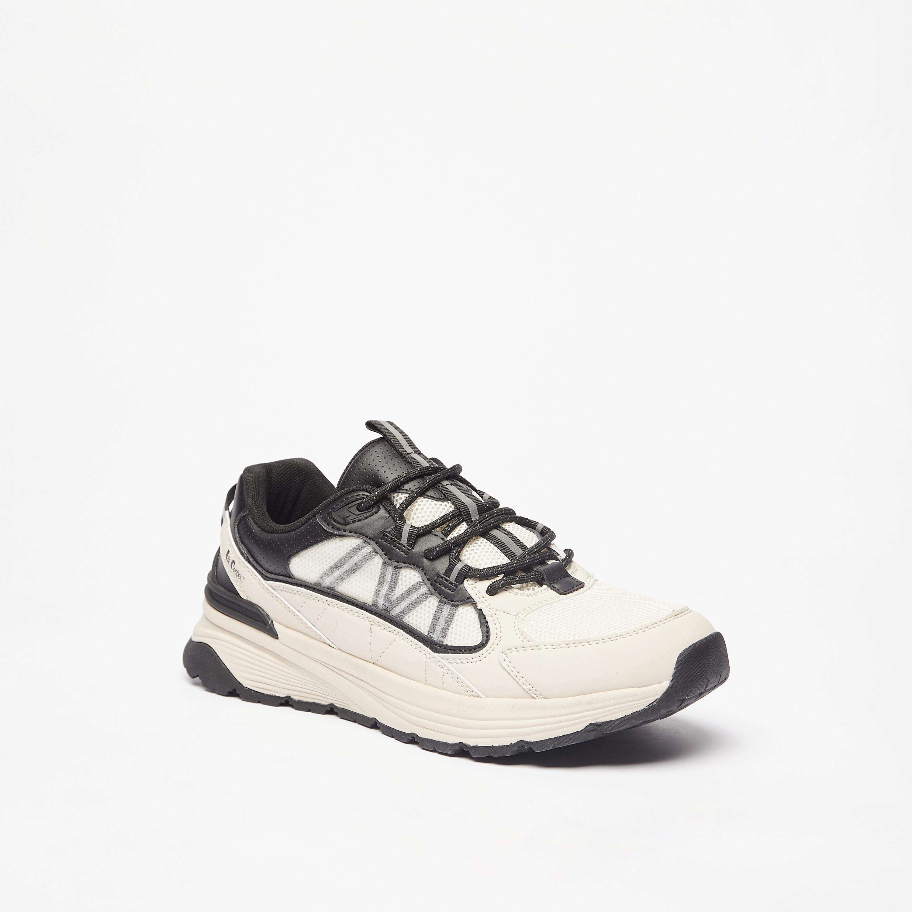 حذاء سنيكرز بارز الملمس برباط إغلاق للرجال من لي كوبر-men-shoes-sneakers-image-1