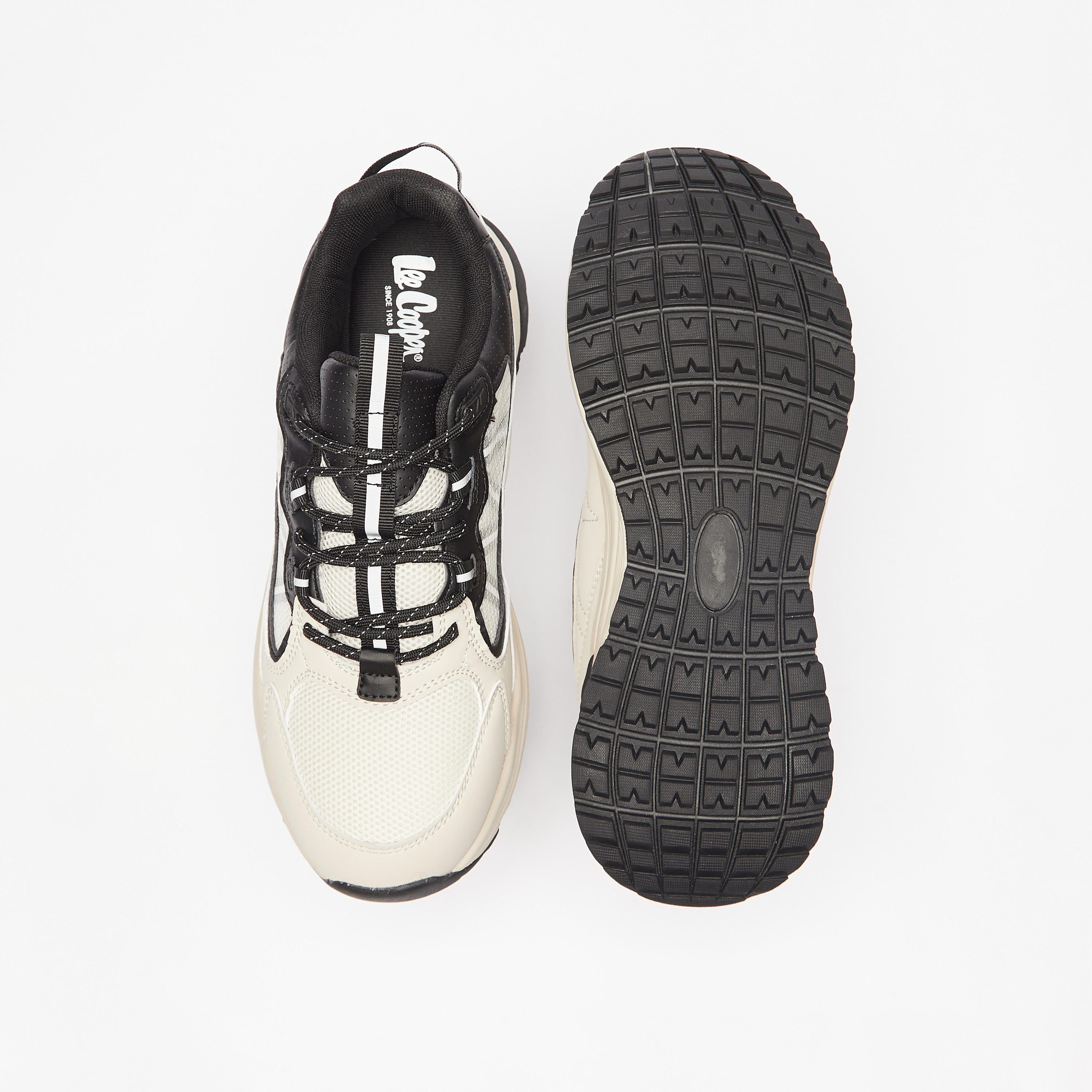 حذاء سنيكرز بارز الملمس برباط إغلاق للرجال من لي كوبر-men-shoes-sneakers-image-4