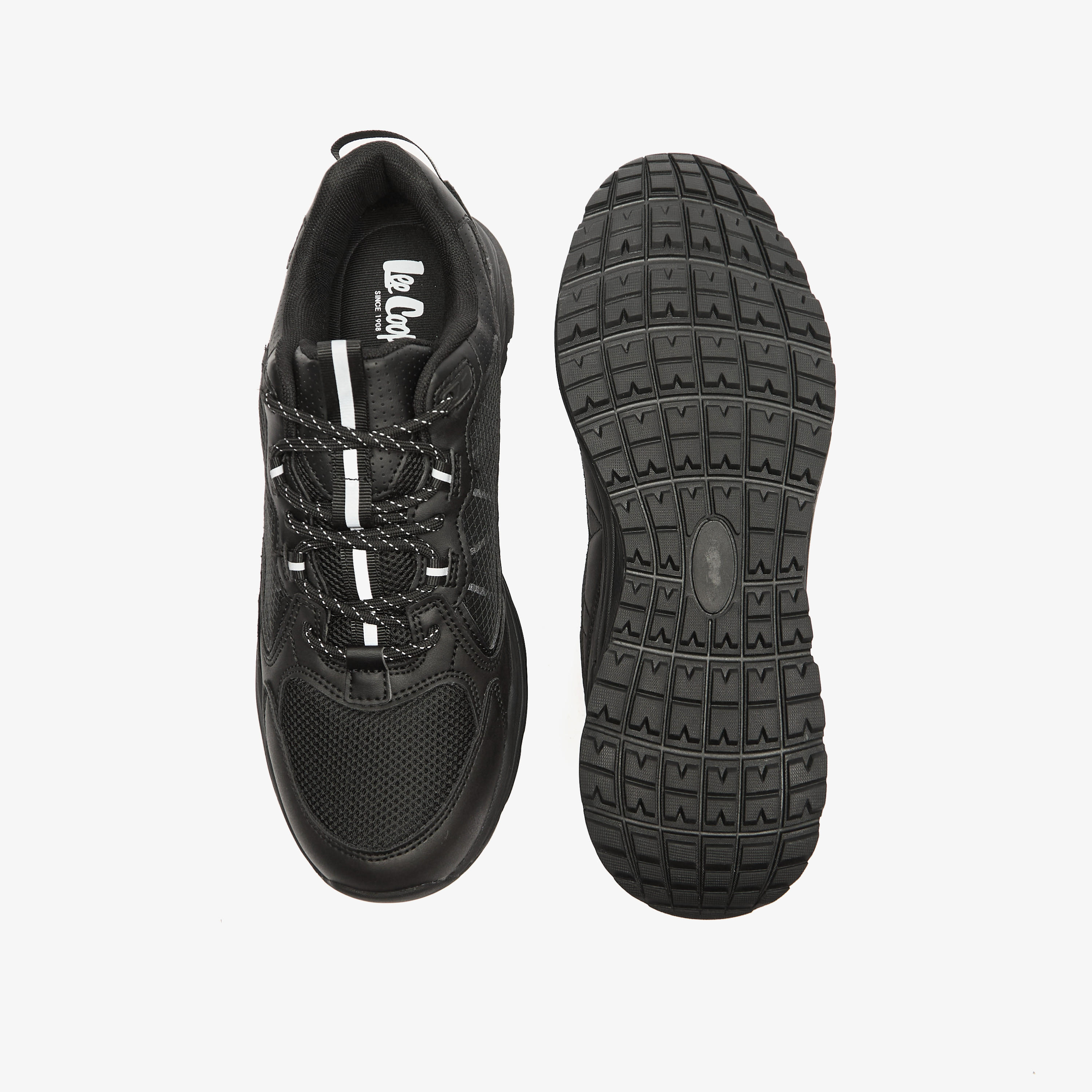 حذاء سنيكرز بارز الملمس برباط إغلاق للرجال من لي كوبر-men-shoes-sneakers-image-9