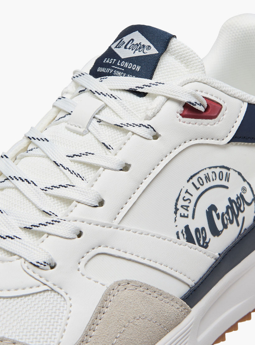 Lee Cooper Men's Panelled Lace-Up Sneakers-men-shoes-sneakers-image-4