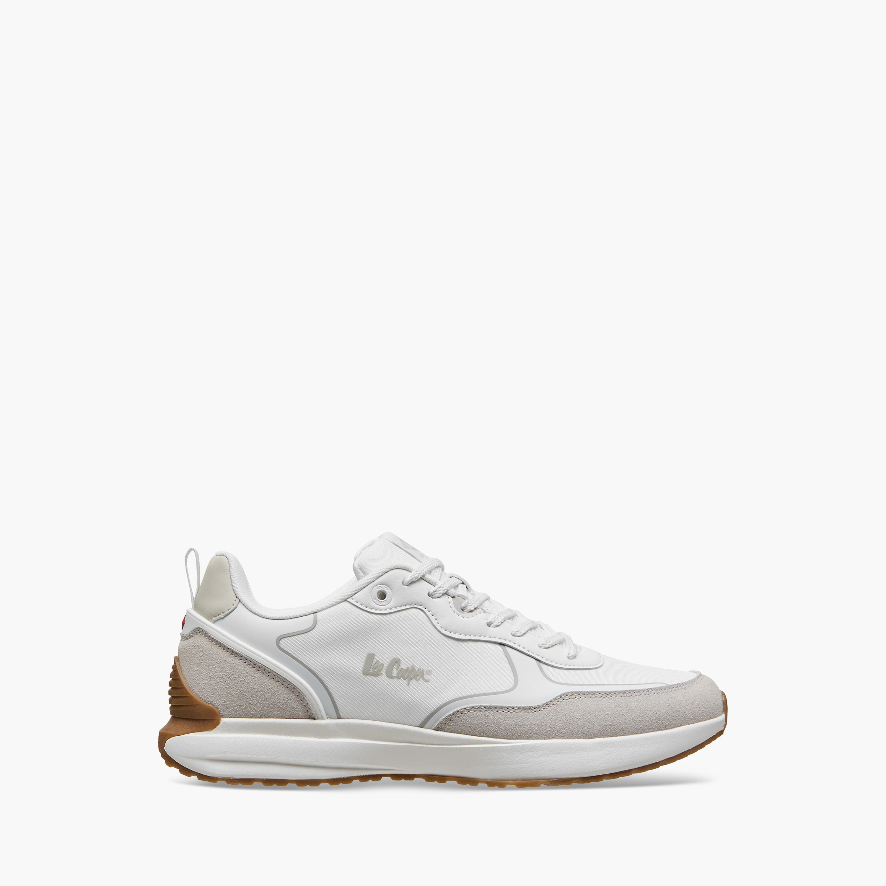 Lee Cooper Men's Logo Detail Sneakers with Lace-Up Closure-men-shoes-sneakers-image-3