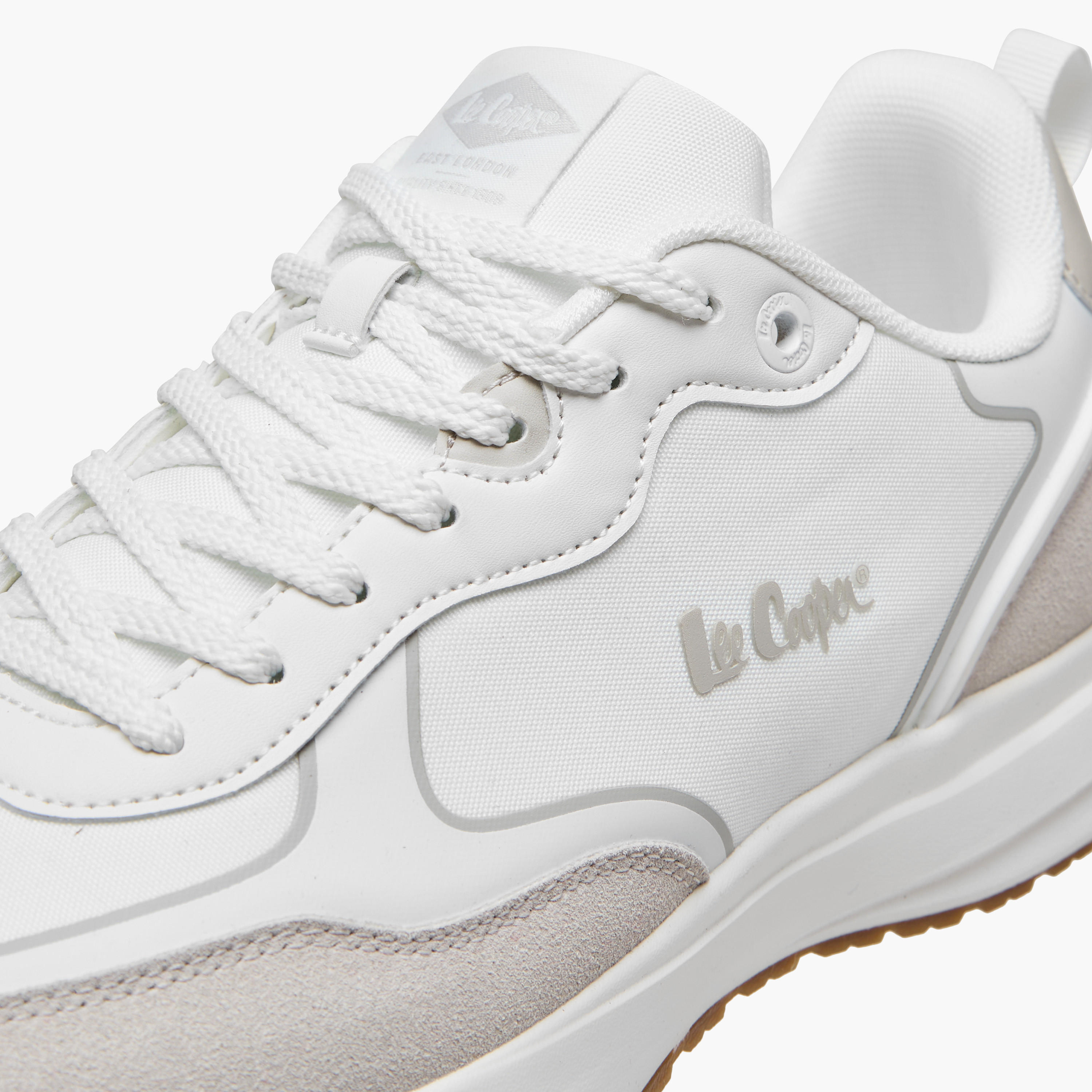 Lee Cooper Men's Logo Detail Sneakers with Lace-Up Closure-men-shoes-sneakers-image-4