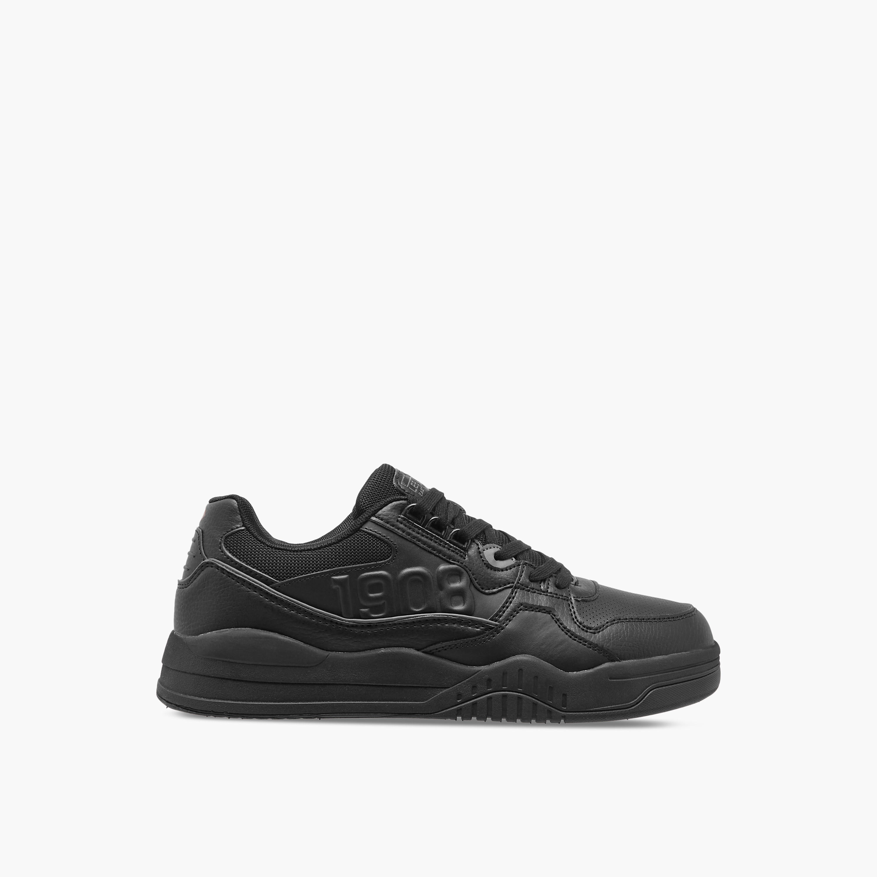 Lee Cooper Men's Panelled Sneakers with Lace-Up Closure-men-shoes-sneakers-image-3