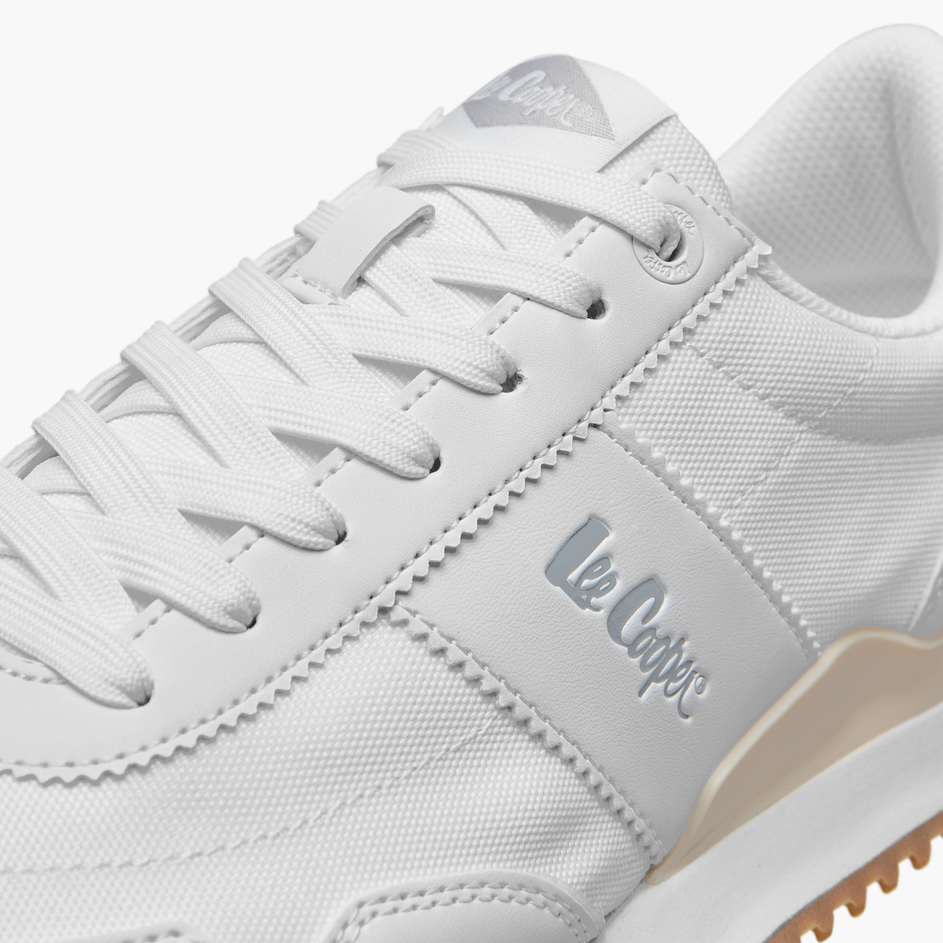 Lee Cooper Men's Logo Detail Sneakers with Lace-Up Closure-men-shoes-sneakers-image-4
