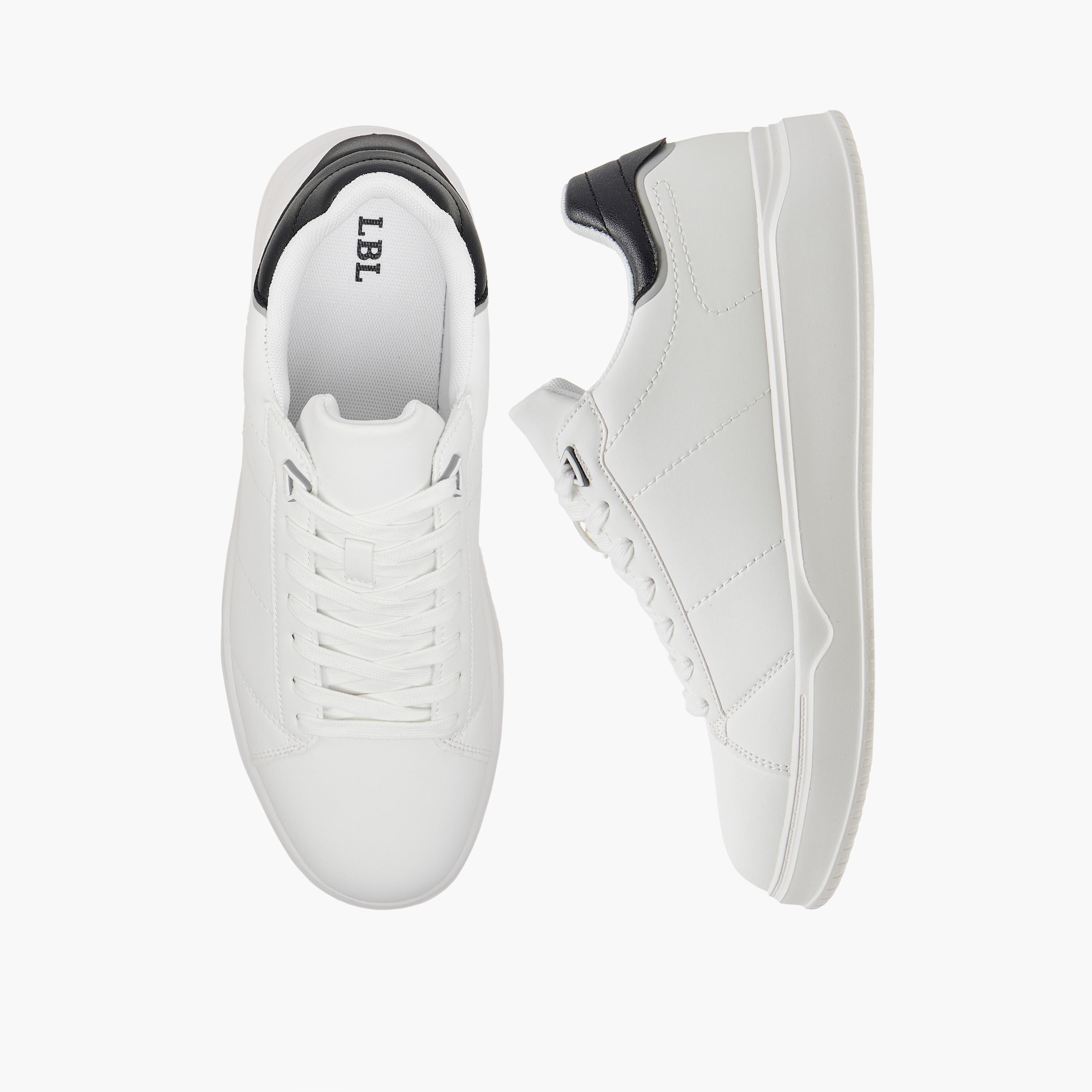 حذاء سنيكرز ساجة بطول الكاحل ورباط إغلاق من أل بي أل من شو أكسبريس-men-shoes-sneakers-image-1