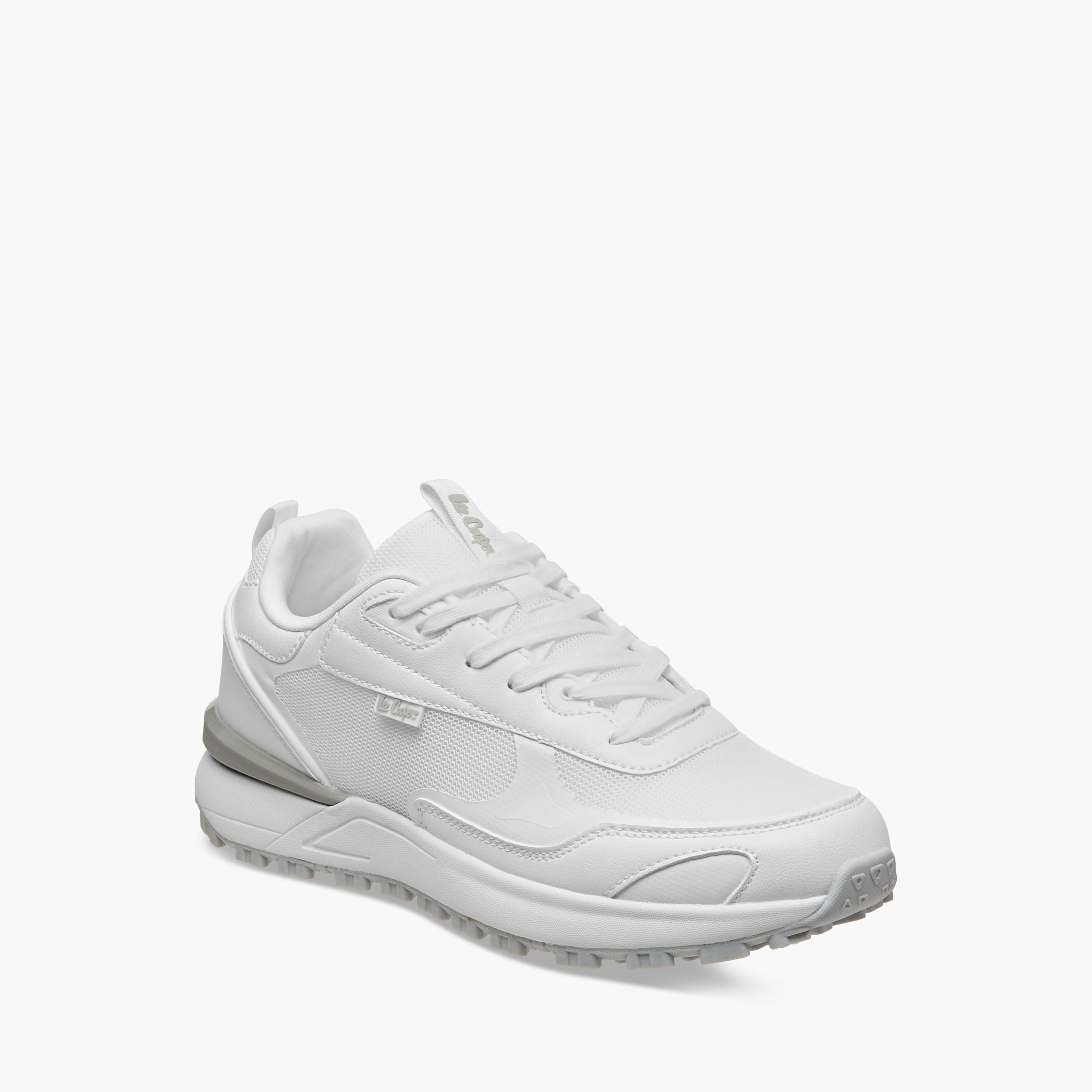 Lee Cooper Men's Panelled Sneakers with Lace-Up Closure-men-shoes-sneakers-image-2