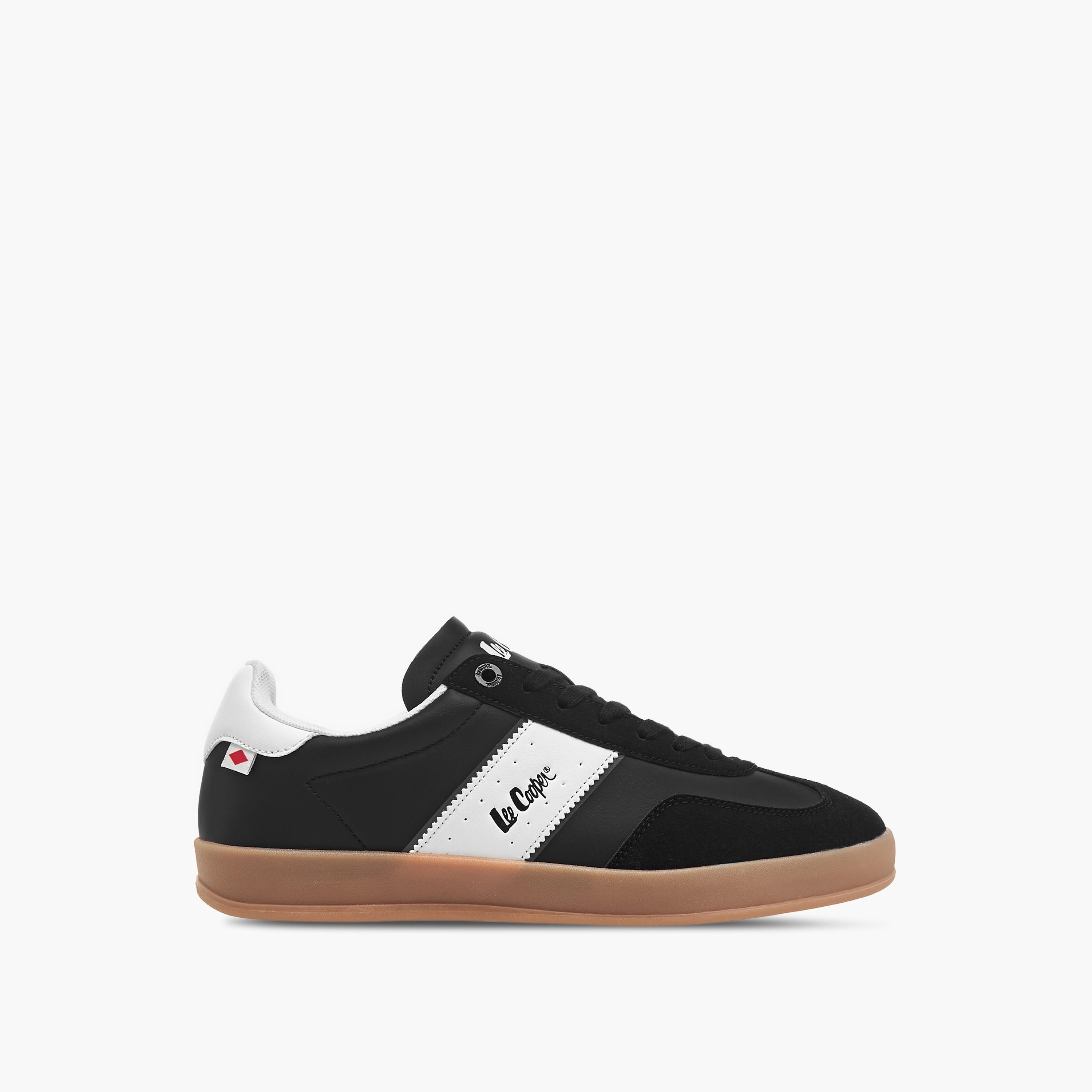 Lee Cooper Men's Panelled Sneakers with Lace-Up Closure-men-shoes-sneakers-image-3