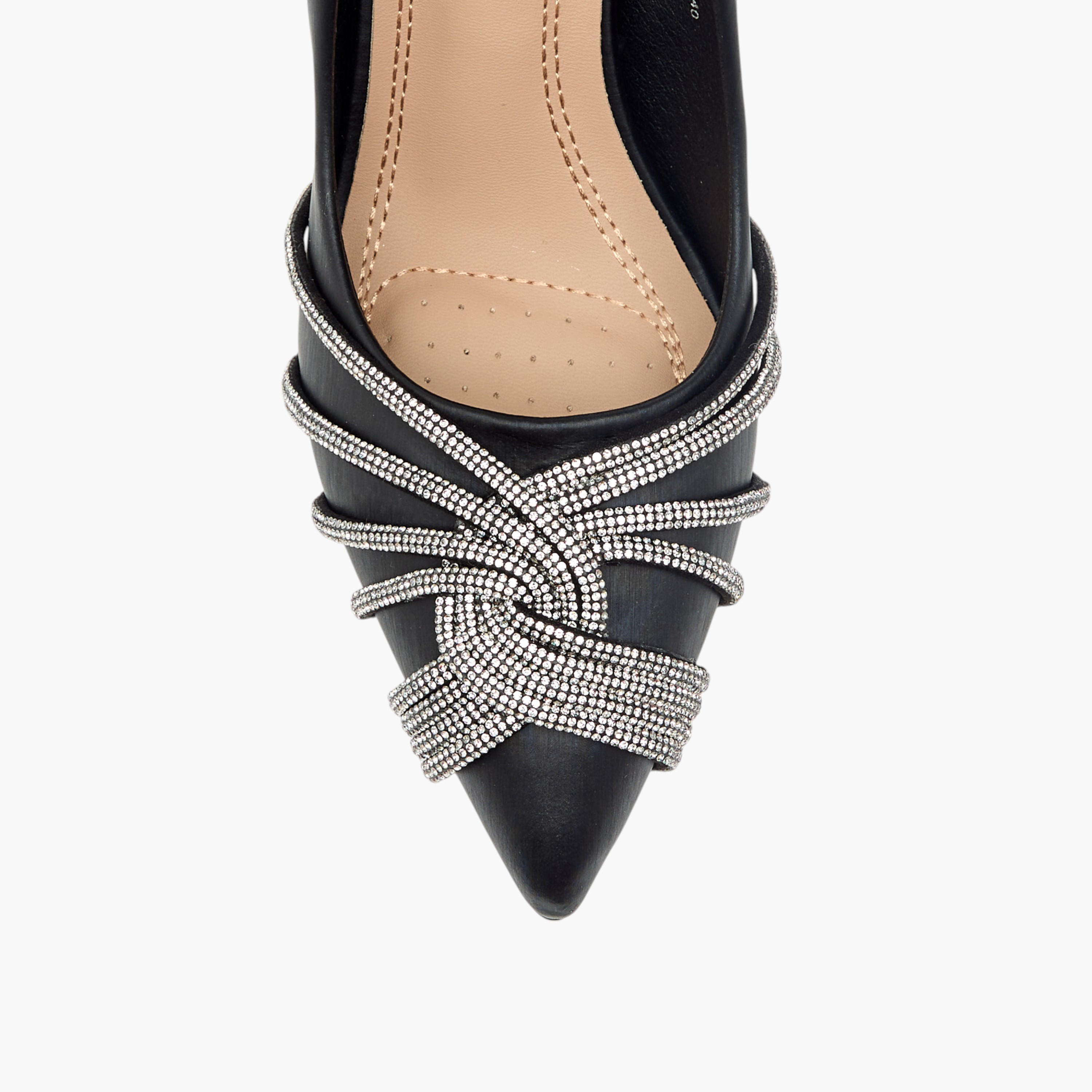 Flora Bella Embellished Slip-On Pumps with Stiletto Heels-women-shoes-heels-image-4