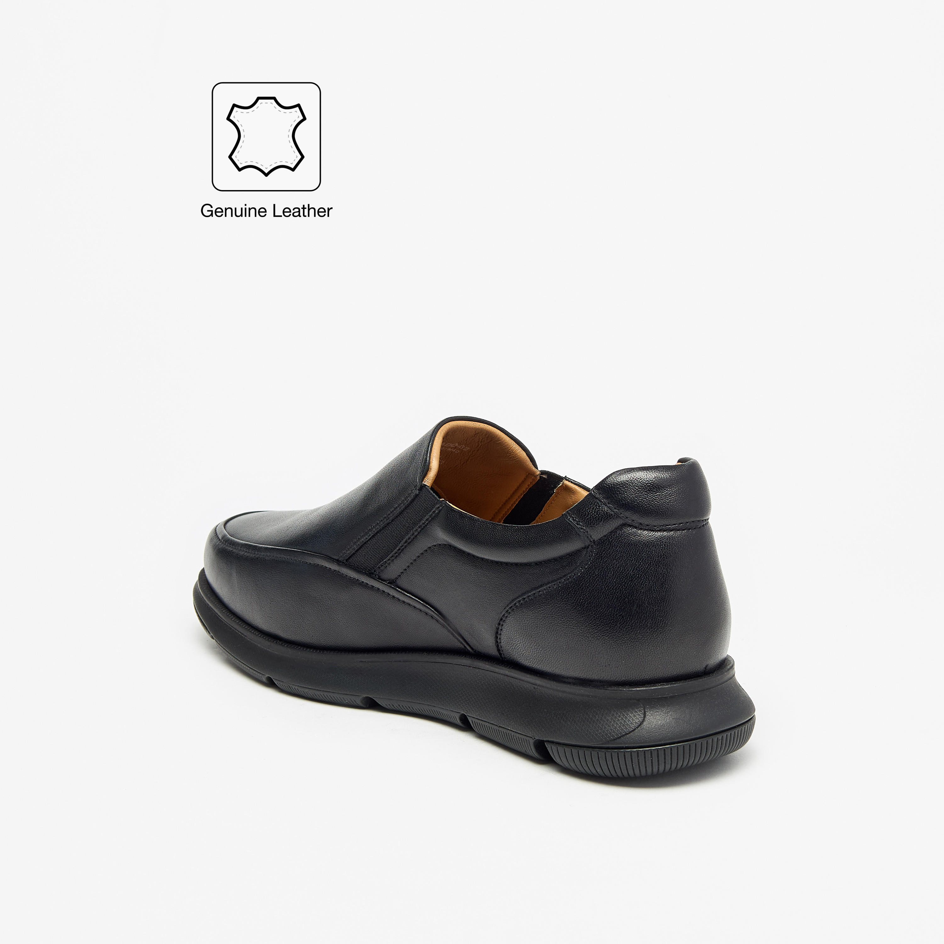 Le Confort Leather Solid Slip-On Loafers-men-shoes-formalshoes-image-2