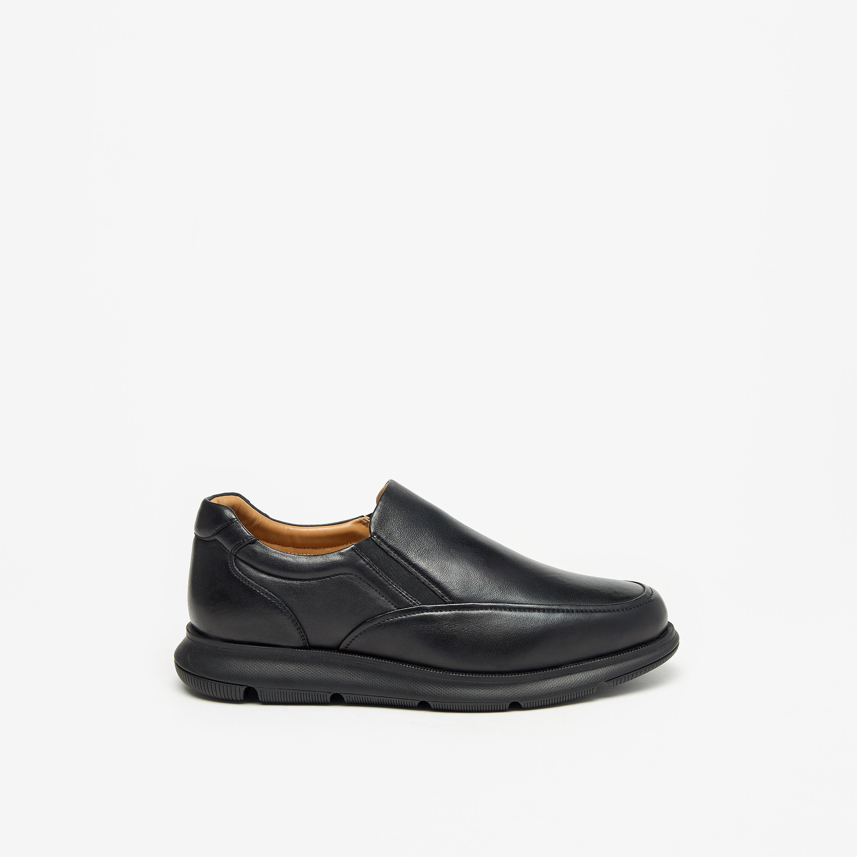 Le Confort Leather Solid Slip-On Loafers-men-shoes-formalshoes-image-3