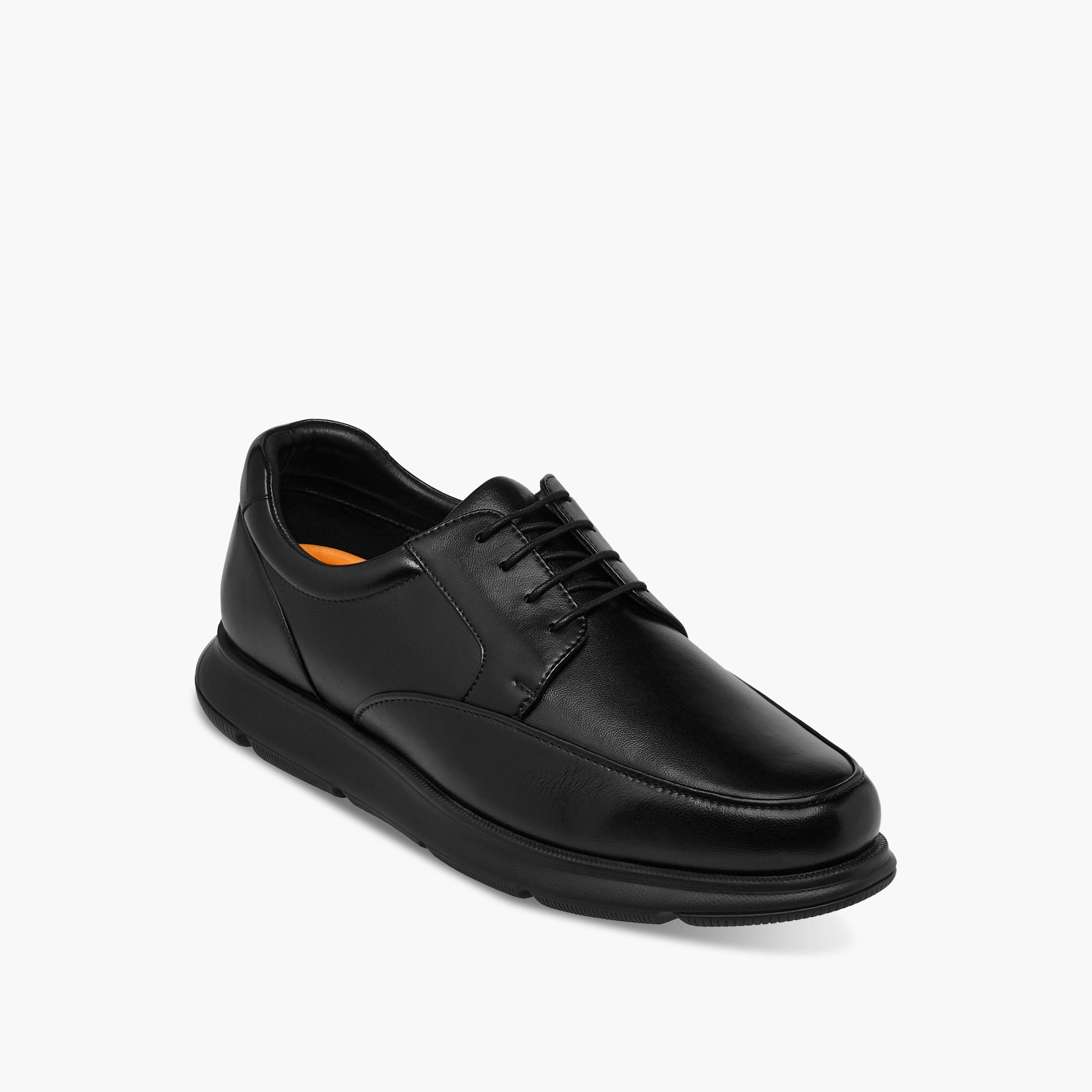 Le Confort Leather Solid Lace-Up Derby Shoes-men-shoes-formalshoes-image-2