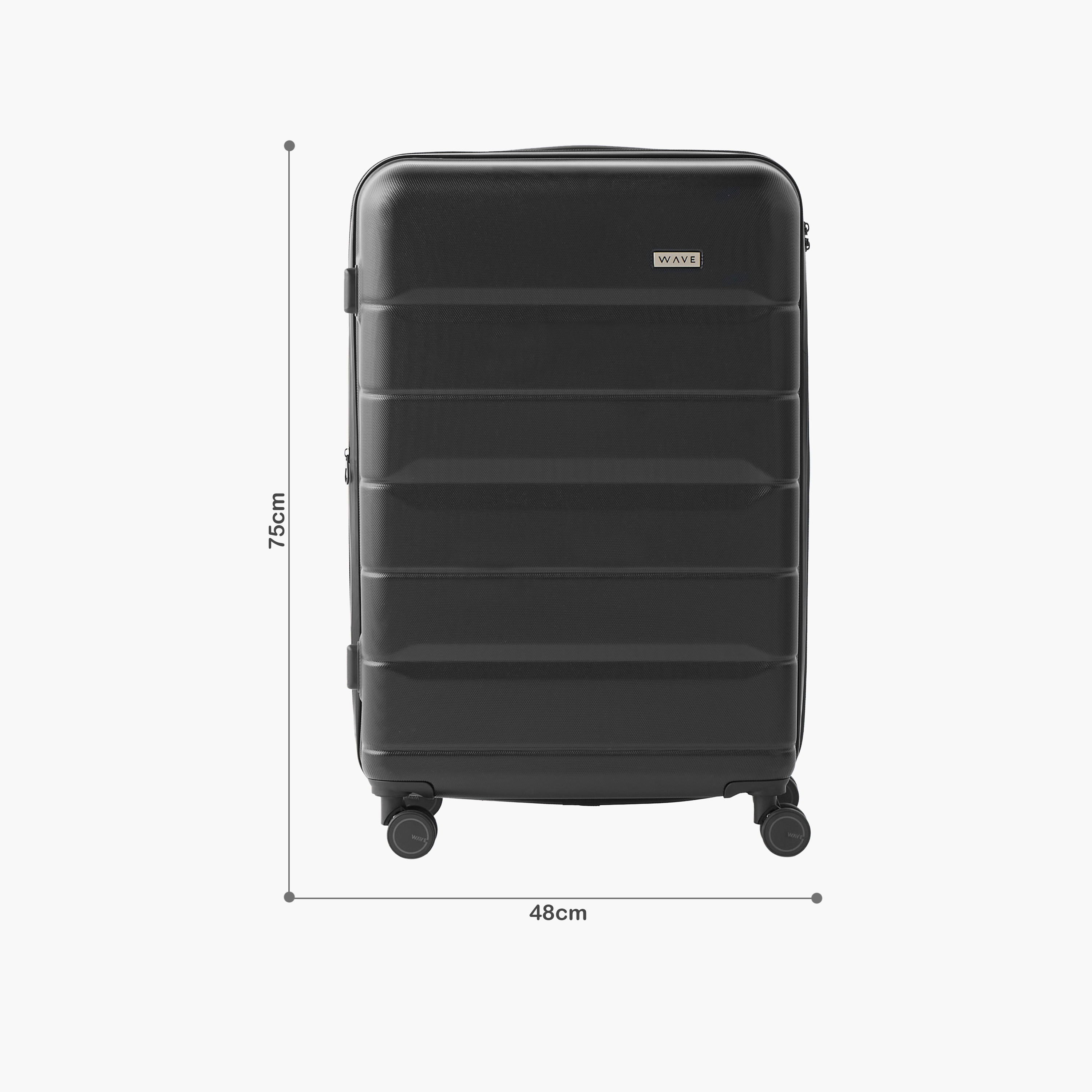WAVE 3-Piece Hardcase Trolley Bag Set with Retractable Handle-travel-luggagesandbags-luggage-image-2
