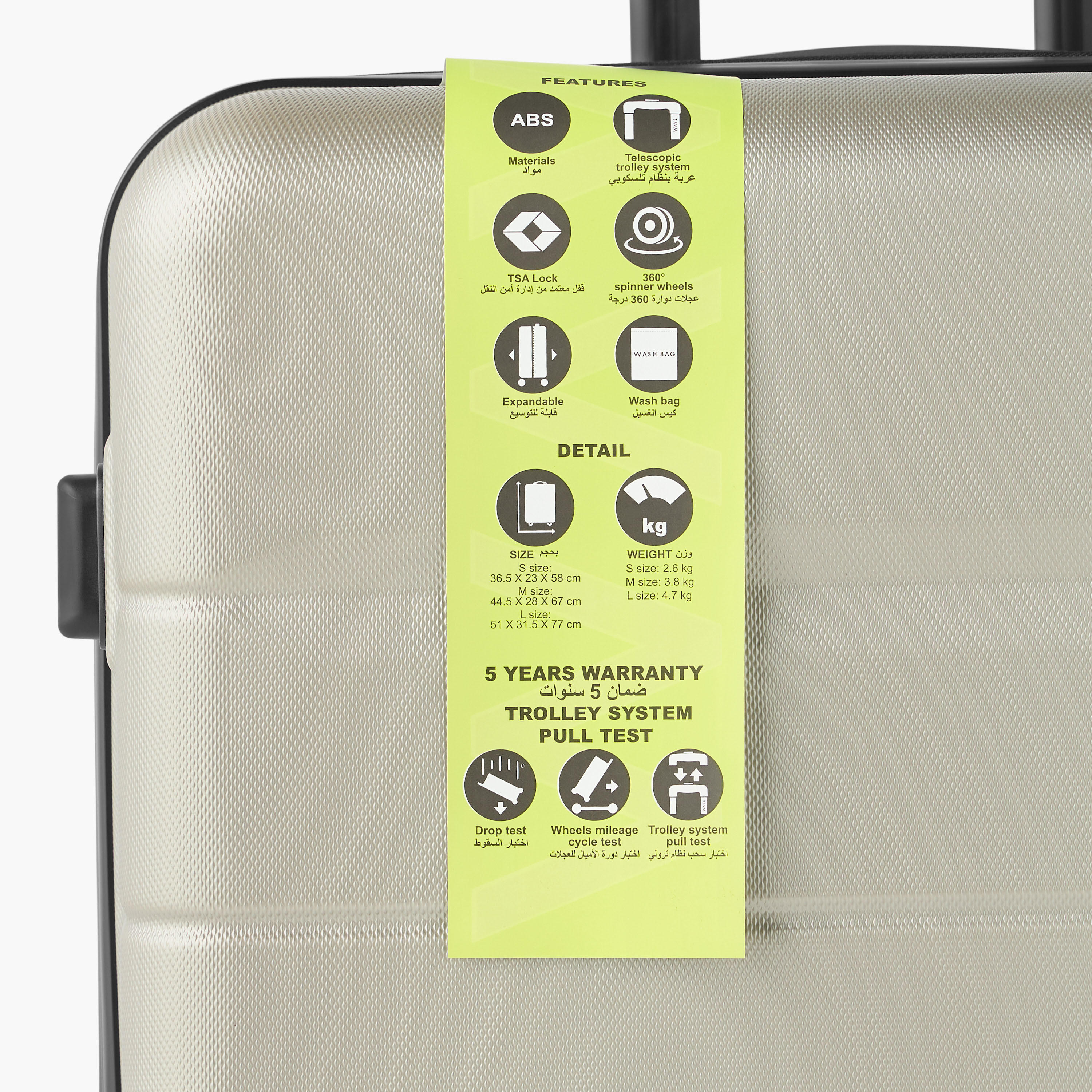 WAVE 3-Piece Hardcase Trolley Bag Set with Retractable Handle-travel-luggagesandbags-luggage-image-8