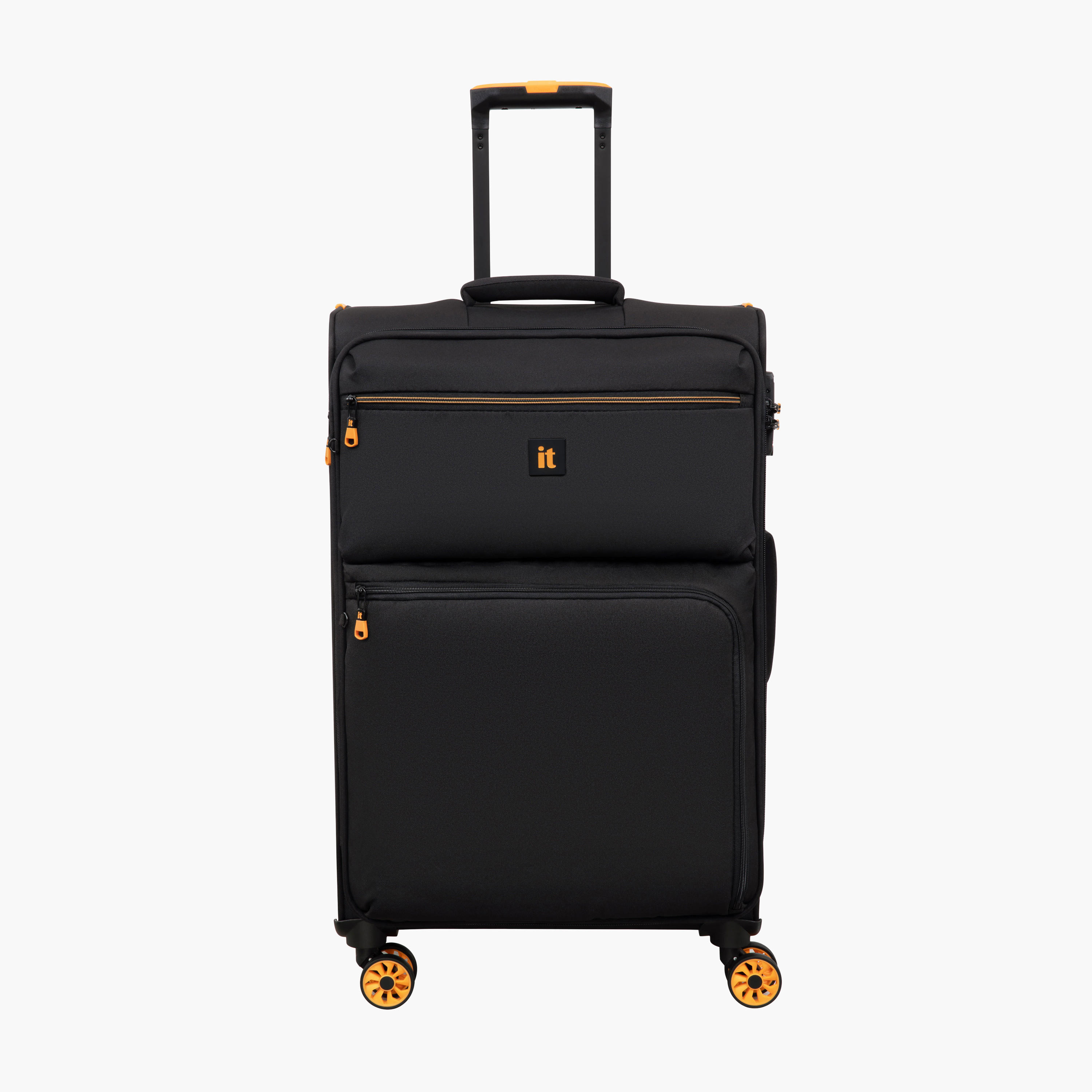 IT Solid Softcase Trolley Bag with Retractable Handle - 20 Inches Check-in Bag-travel-luggagesandbags-luggage-image-1