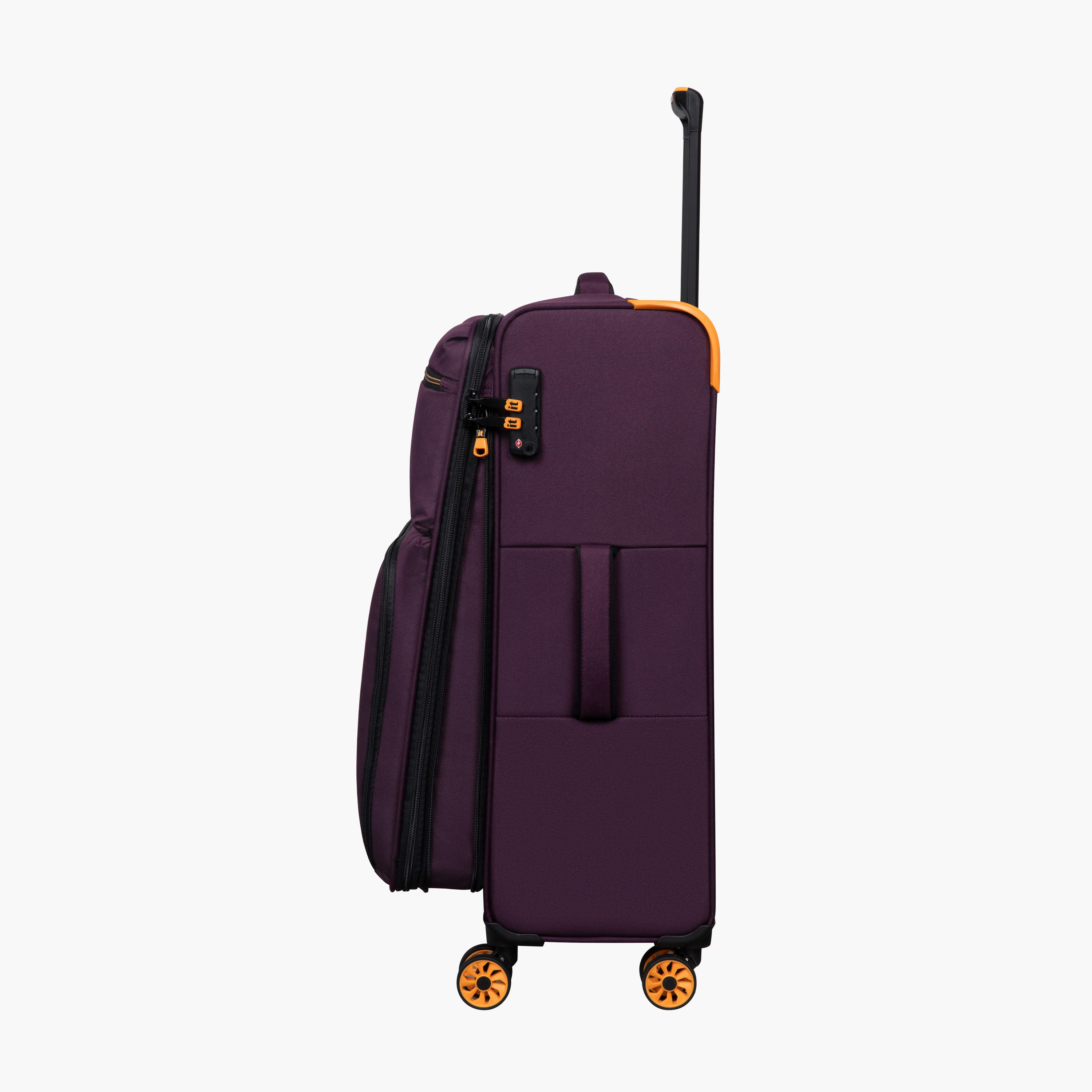 IT Solid Softcase Trolley Bag with Retractable Handle - 24 Inches Check-in Bag-travel-luggagesandbags-luggage-image-4