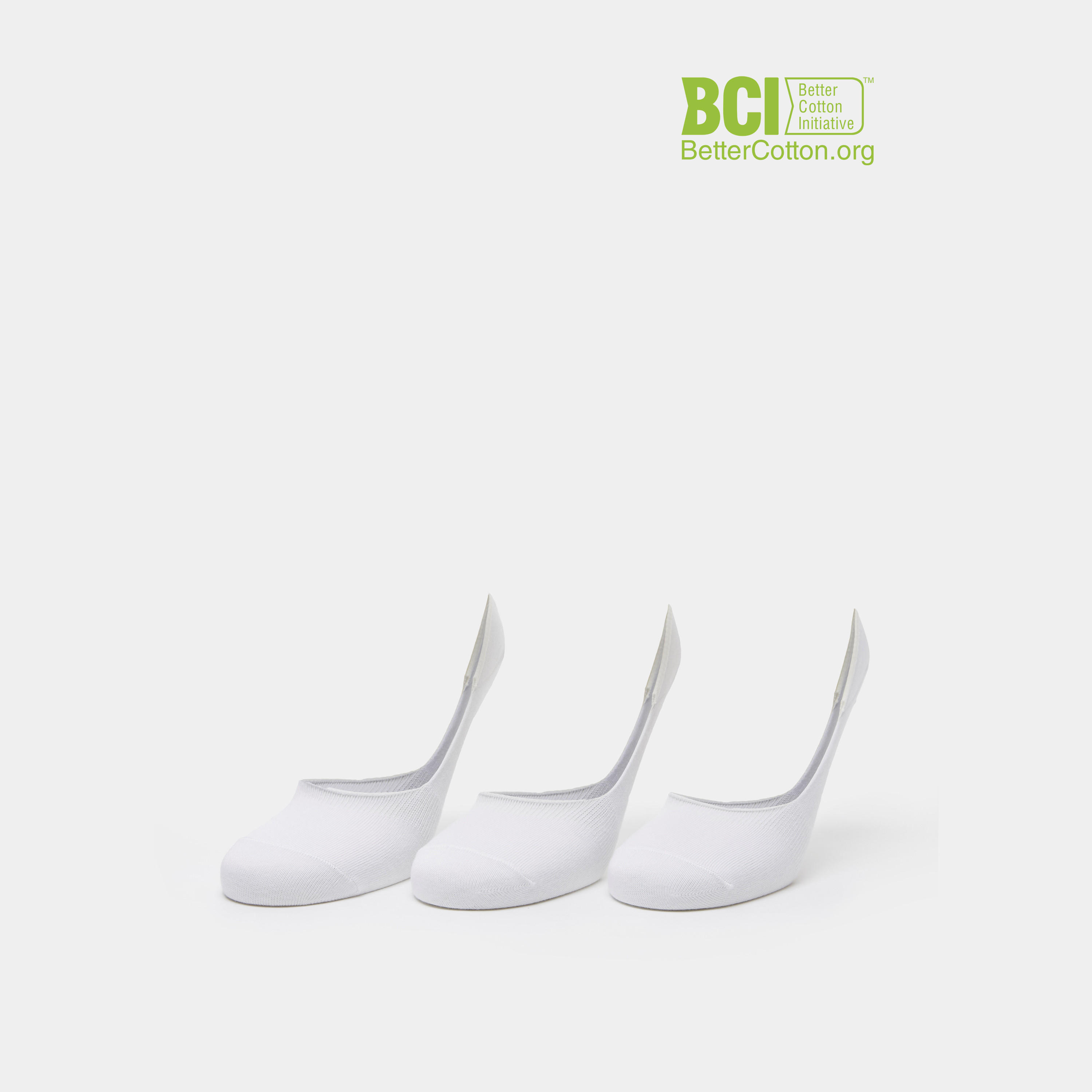 طقم جوارب 3 أزواج سادة غير مرئية من شومارت-men-socks-image-1