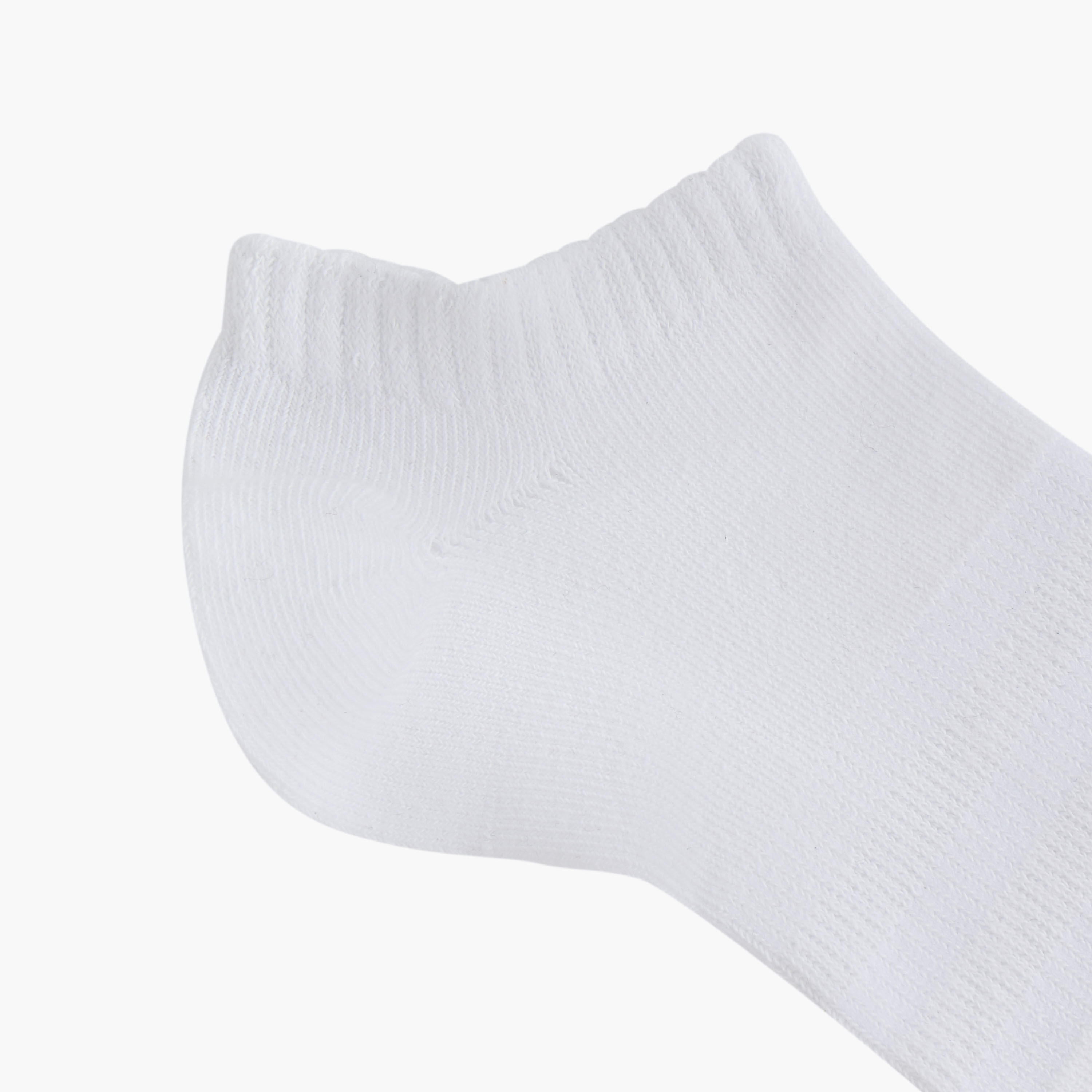 Oaklan by Shoexpress Logo Print Ankle Length Socks - Set of 5-women-socksandstockings-image-5