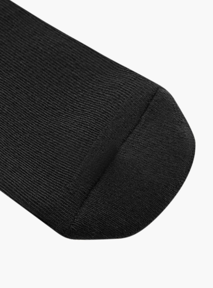 Dash Solid Ankle Length Cushioned Sports Socks - Set of 3-men-socks-image-3