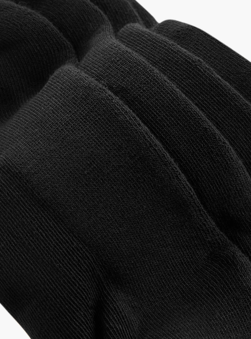 Dash Solid Ankle Length Cushioned Sports Socks - Set of 3-men-socks-image-4