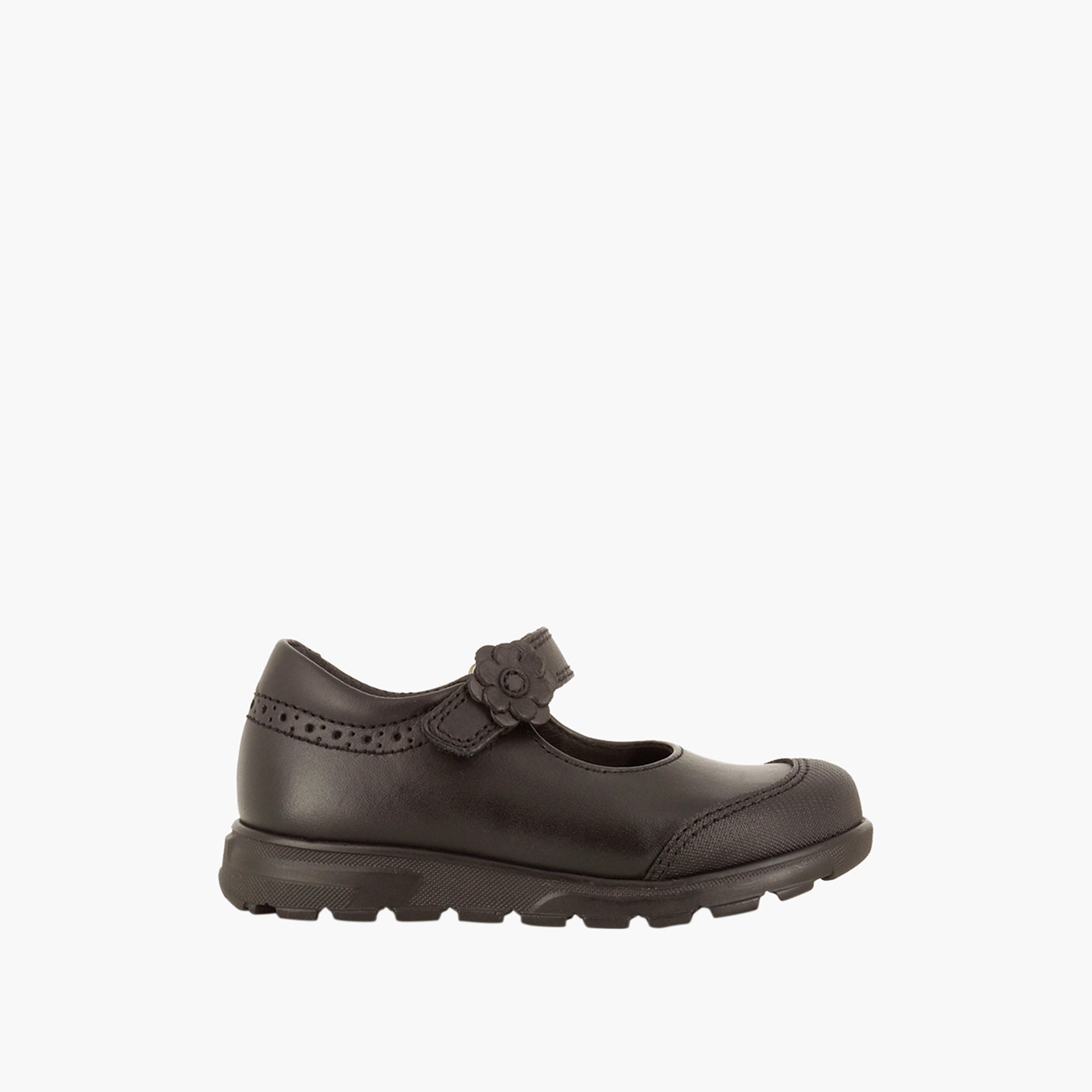 Pablosky Girls' School Shoes with Hook & Loop Closure and Strap Accent-girls-shoes-schoolshoes-image-1